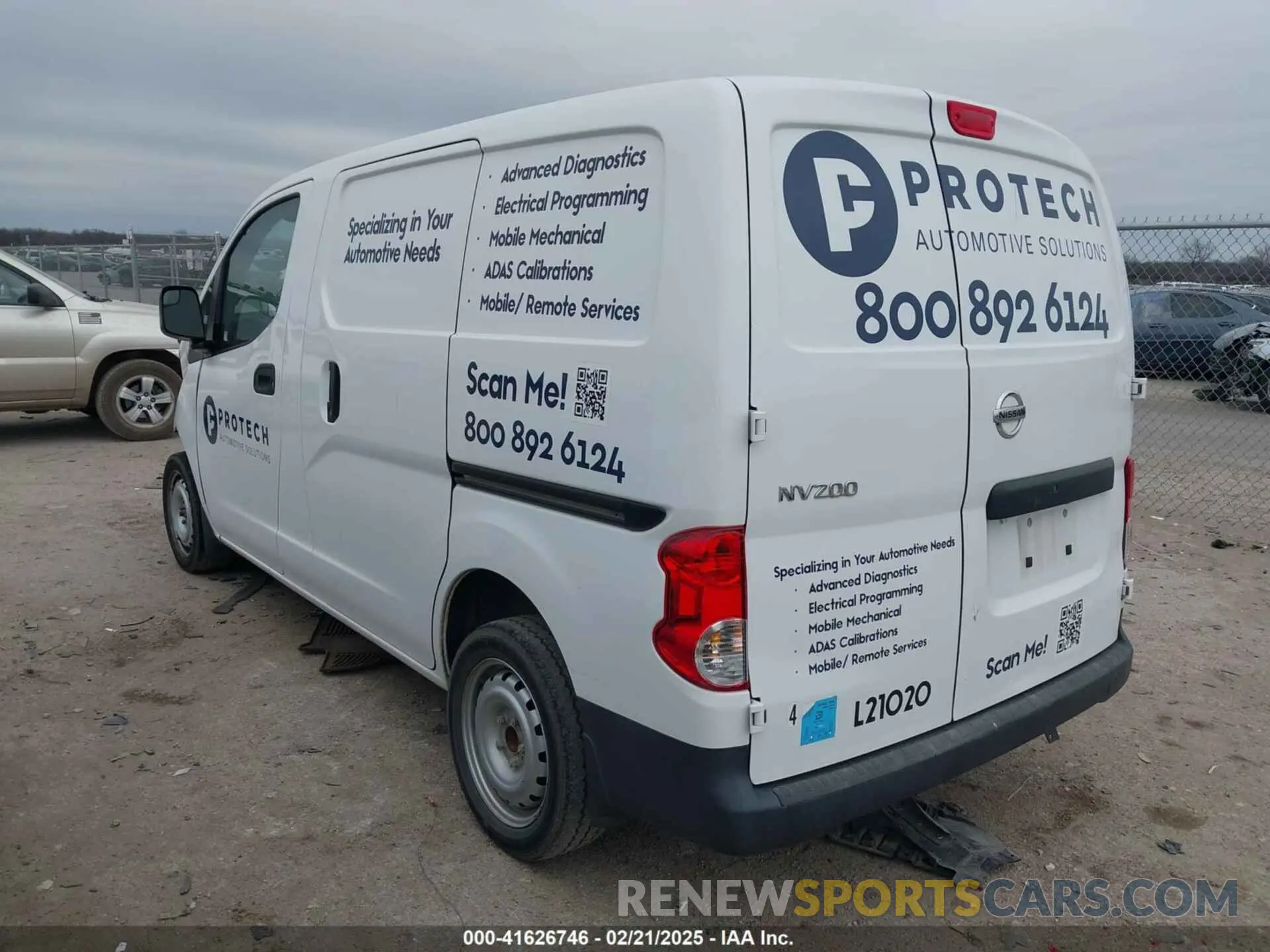 3 Photograph of a damaged car 3N6CM0KN9KK703180 NISSAN NV200 2019
