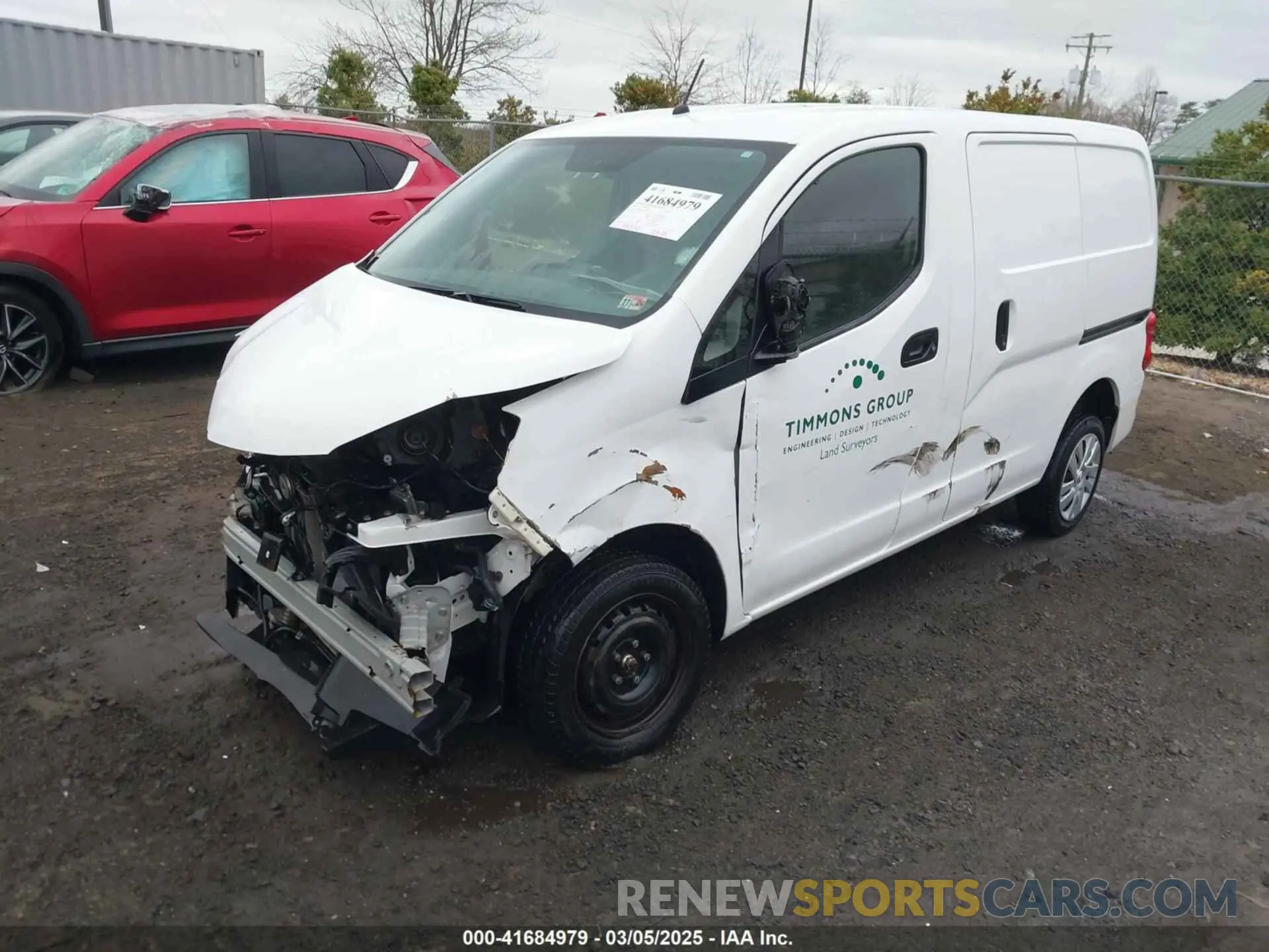 2 Photograph of a damaged car 3N6CM0KN9KK706662 NISSAN NV200 2019