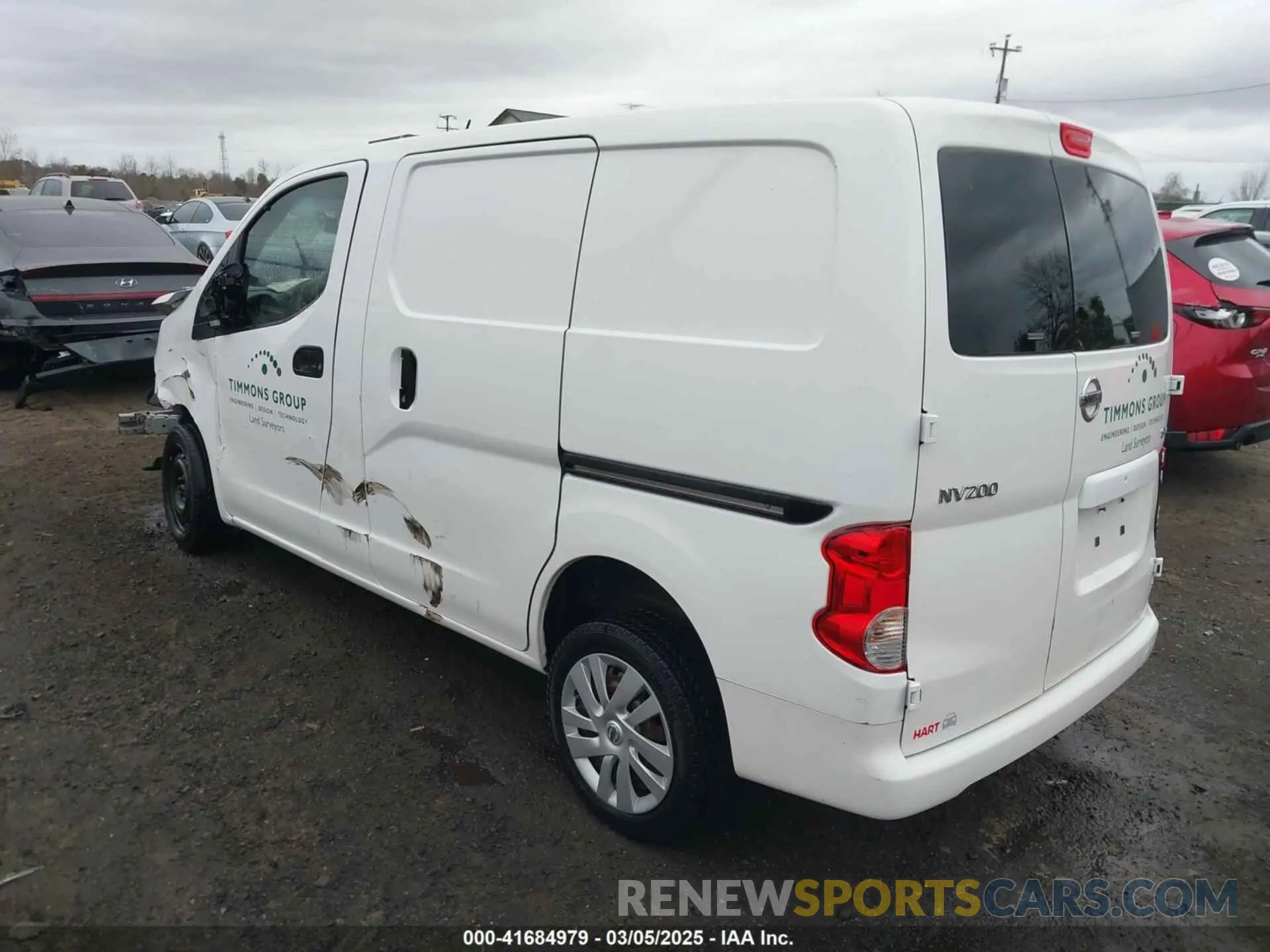 3 Photograph of a damaged car 3N6CM0KN9KK706662 NISSAN NV200 2019