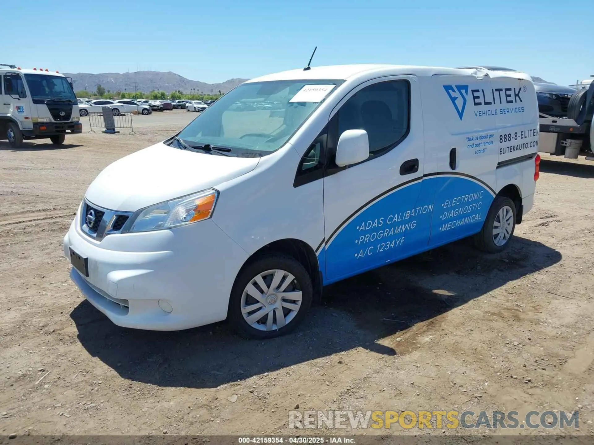 2 Photograph of a damaged car 3N6CM0KN9KK710081 NISSAN NV200 2019