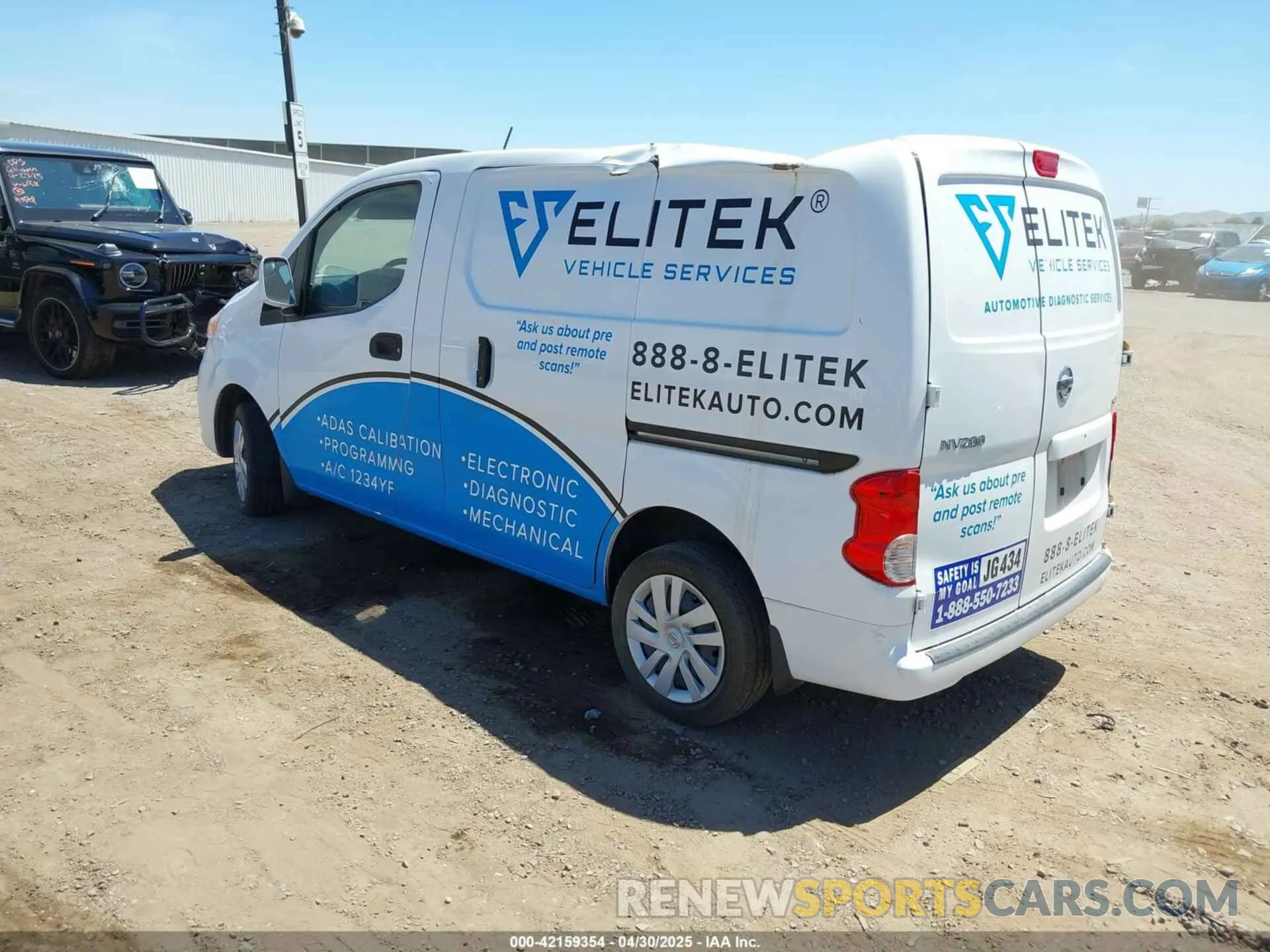 3 Photograph of a damaged car 3N6CM0KN9KK710081 NISSAN NV200 2019