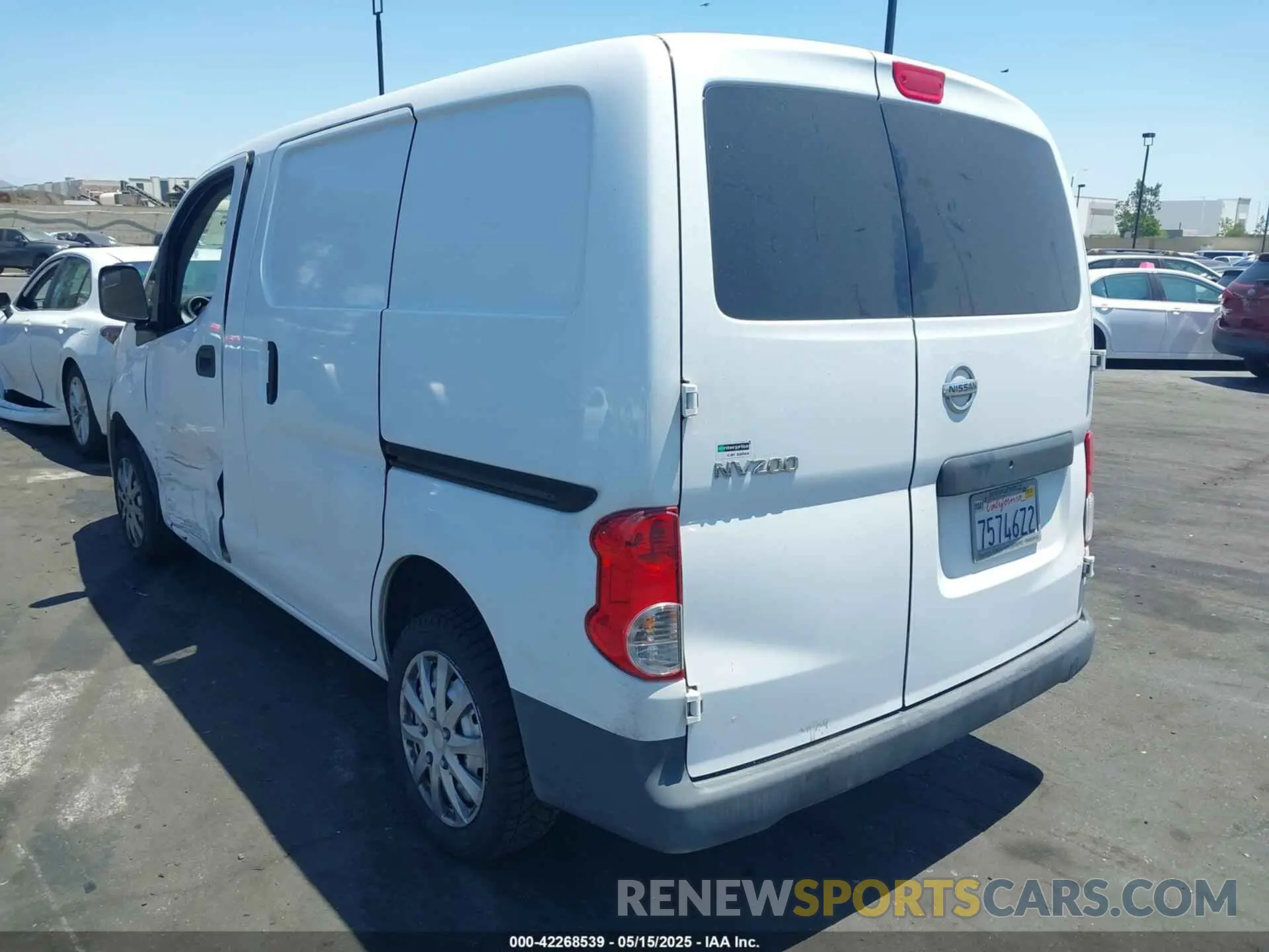 3 Photograph of a damaged car 3N6CM0KNXKK705276 NISSAN NV200 2019