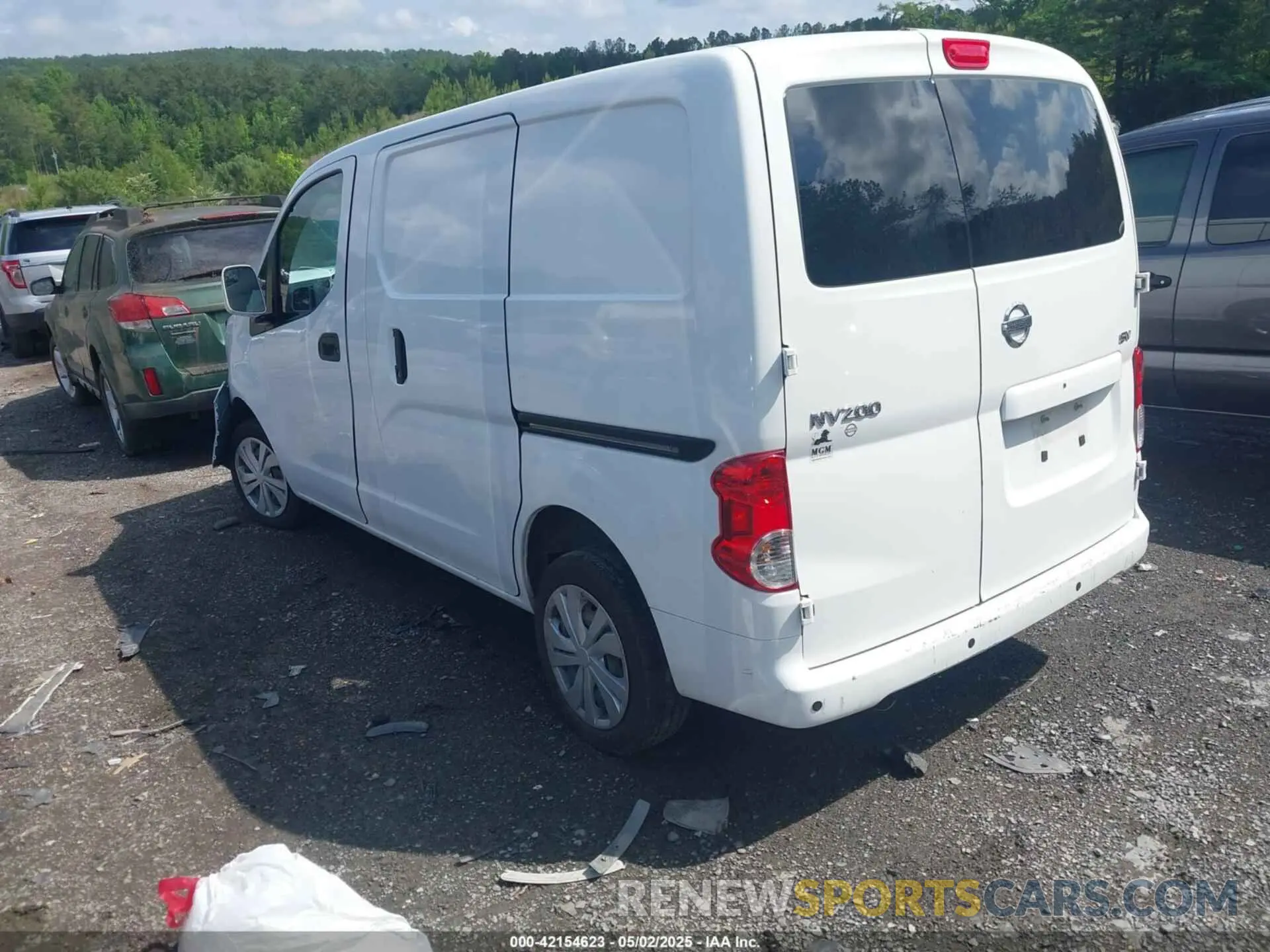 3 Photograph of a damaged car 3N6CM0KNXKK708887 NISSAN NV200 2019