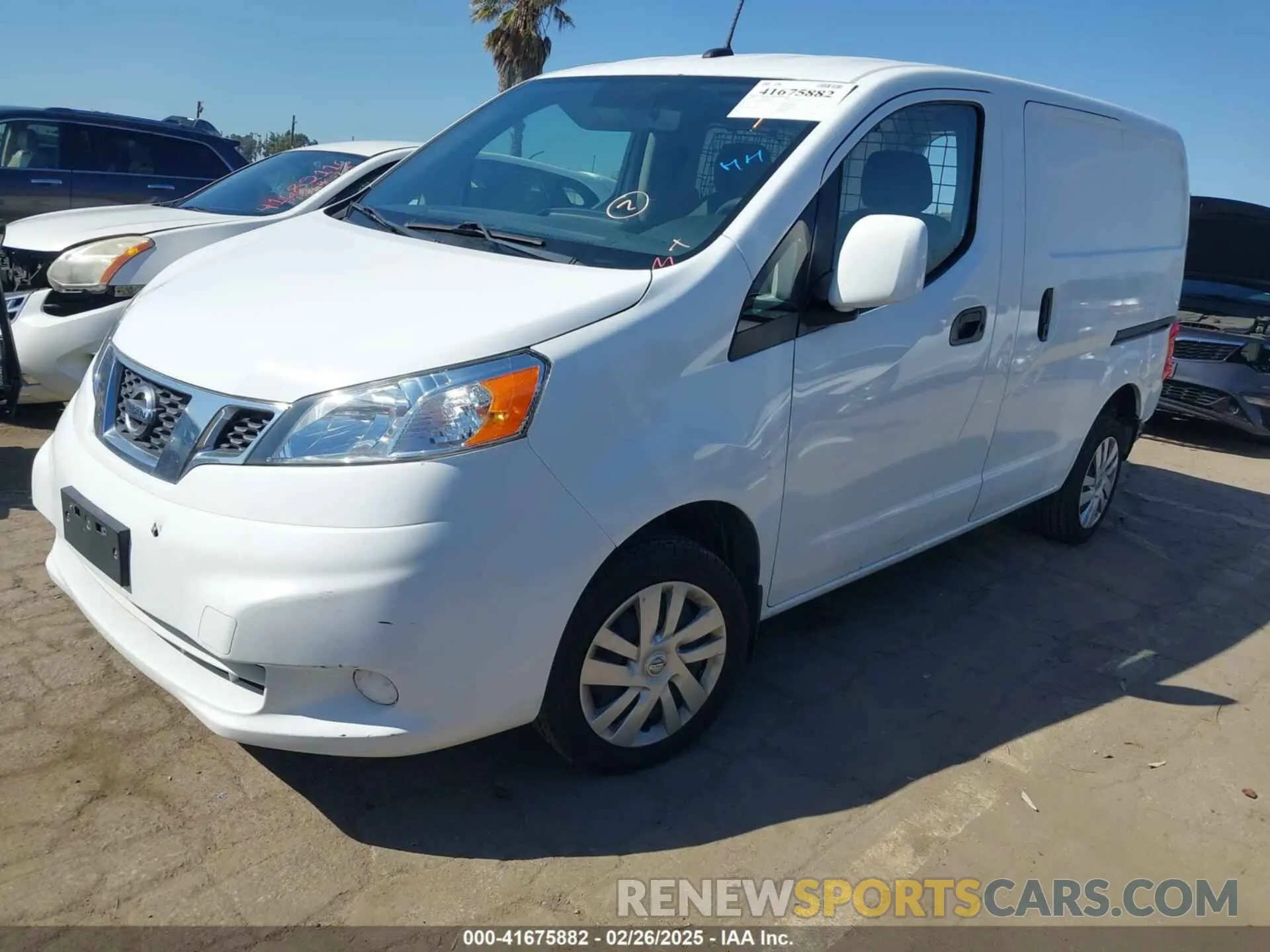2 Photograph of a damaged car 3N6CM0KN0LK709242 NISSAN NV200  CARGO 2020