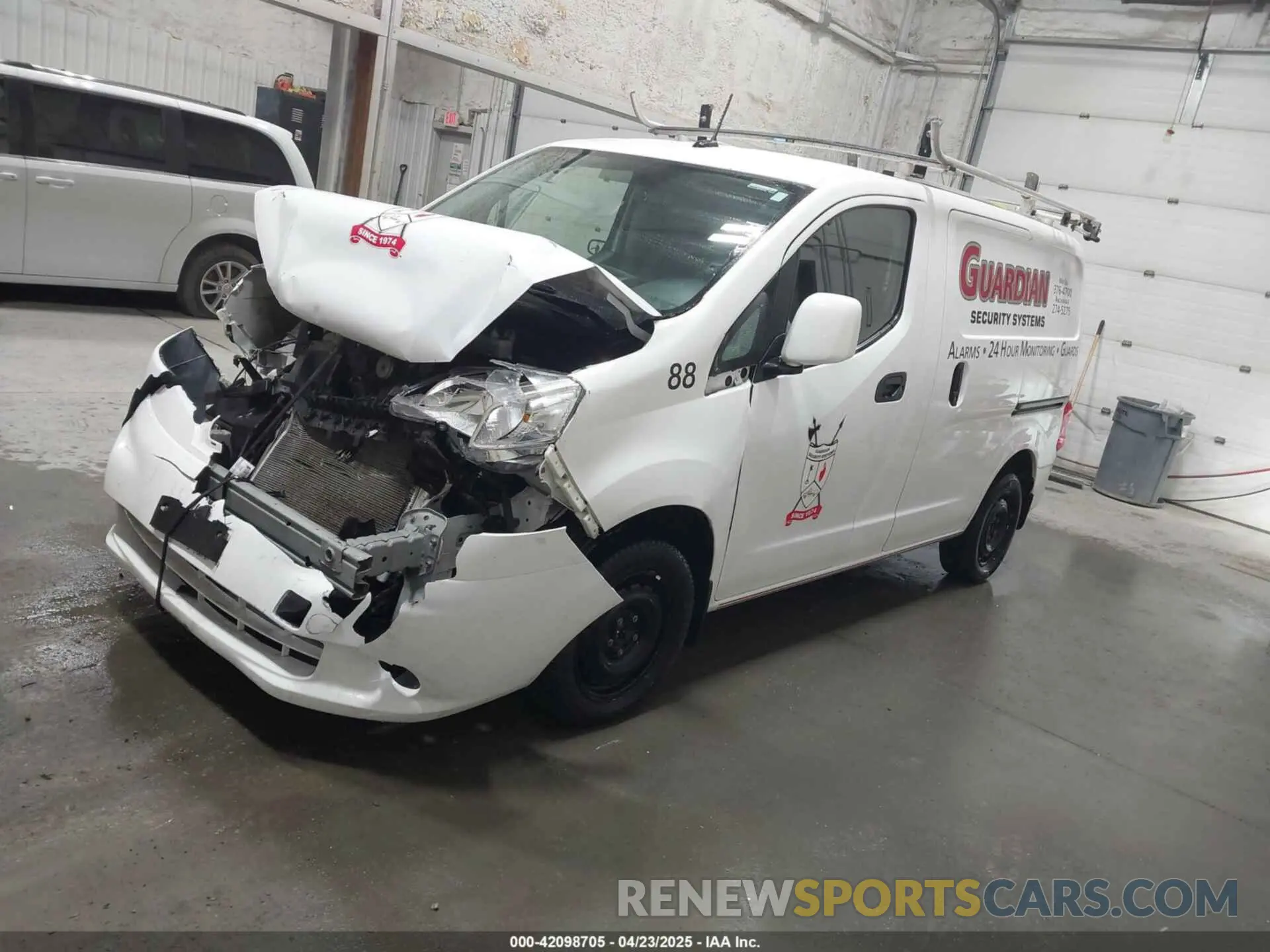 2 Photograph of a damaged car 3N6CM0KN1LK706933 NISSAN NV200  CARGO 2020