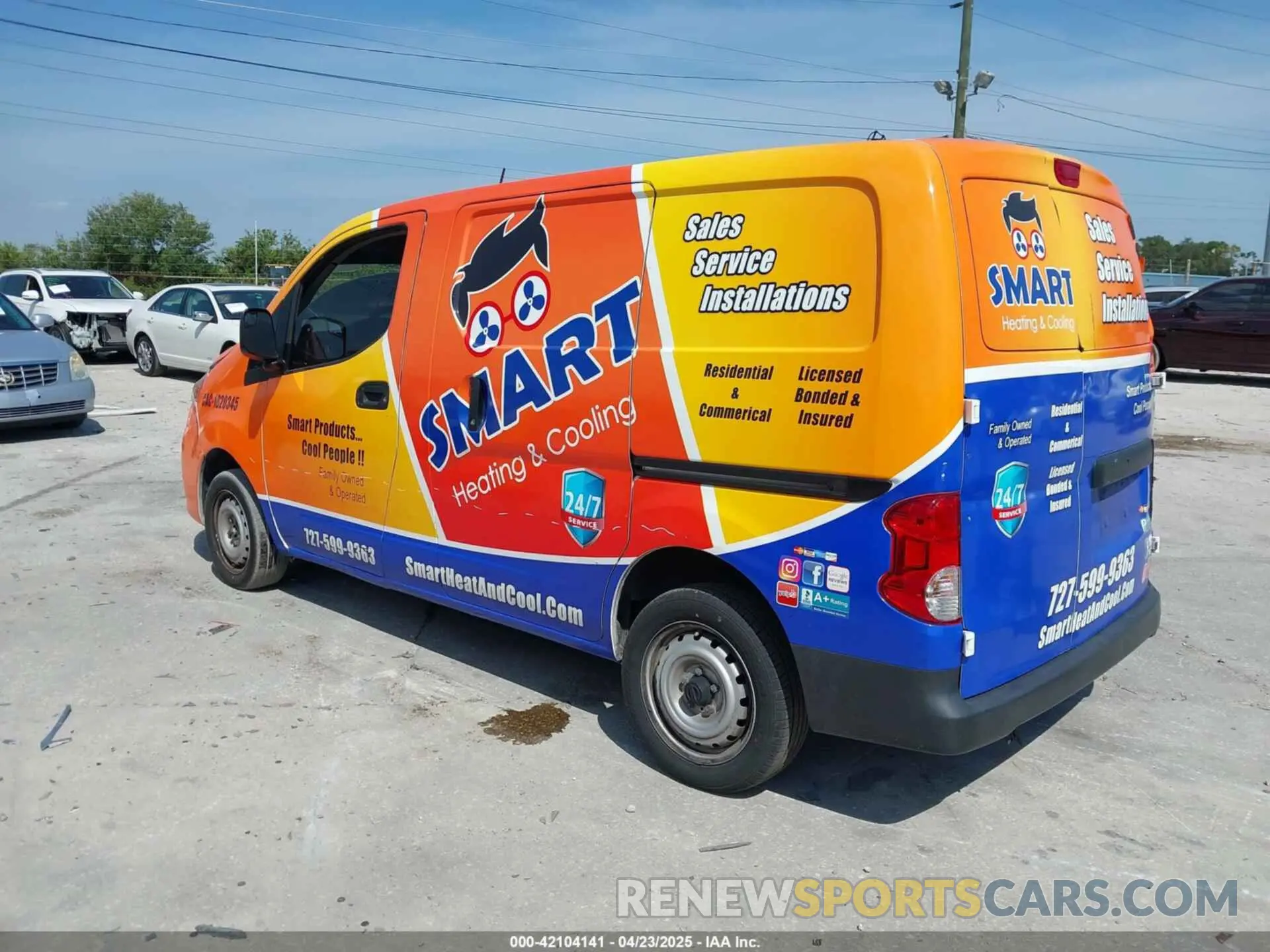 3 Photograph of a damaged car 3N6CM0KN2LK699104 NISSAN NV200  CARGO 2020