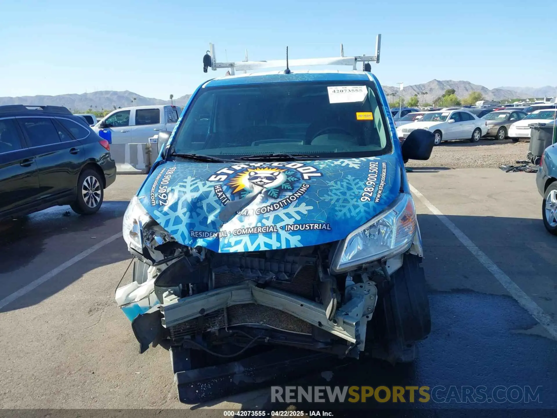 13 Photograph of a damaged car 3N6CM0KN2LK699541 NISSAN NV200  CARGO 2020