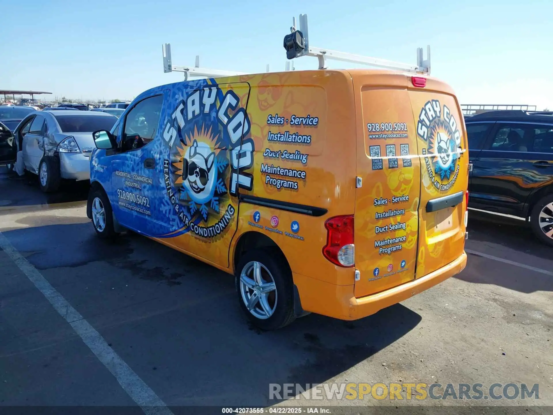 3 Photograph of a damaged car 3N6CM0KN2LK699541 NISSAN NV200  CARGO 2020