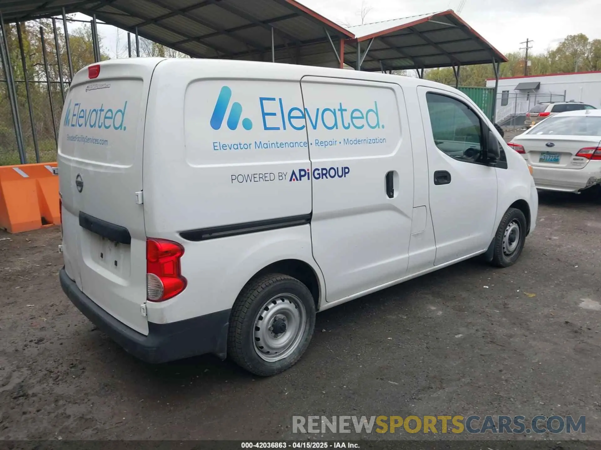 4 Photograph of a damaged car 3N6CM0KN3LK706092 NISSAN NV200  CARGO 2020