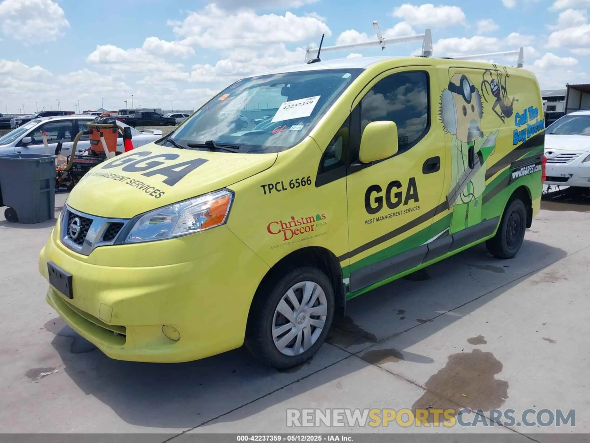 2 Photograph of a damaged car 3N6CM0KN4LK709597 NISSAN NV200  CARGO 2020