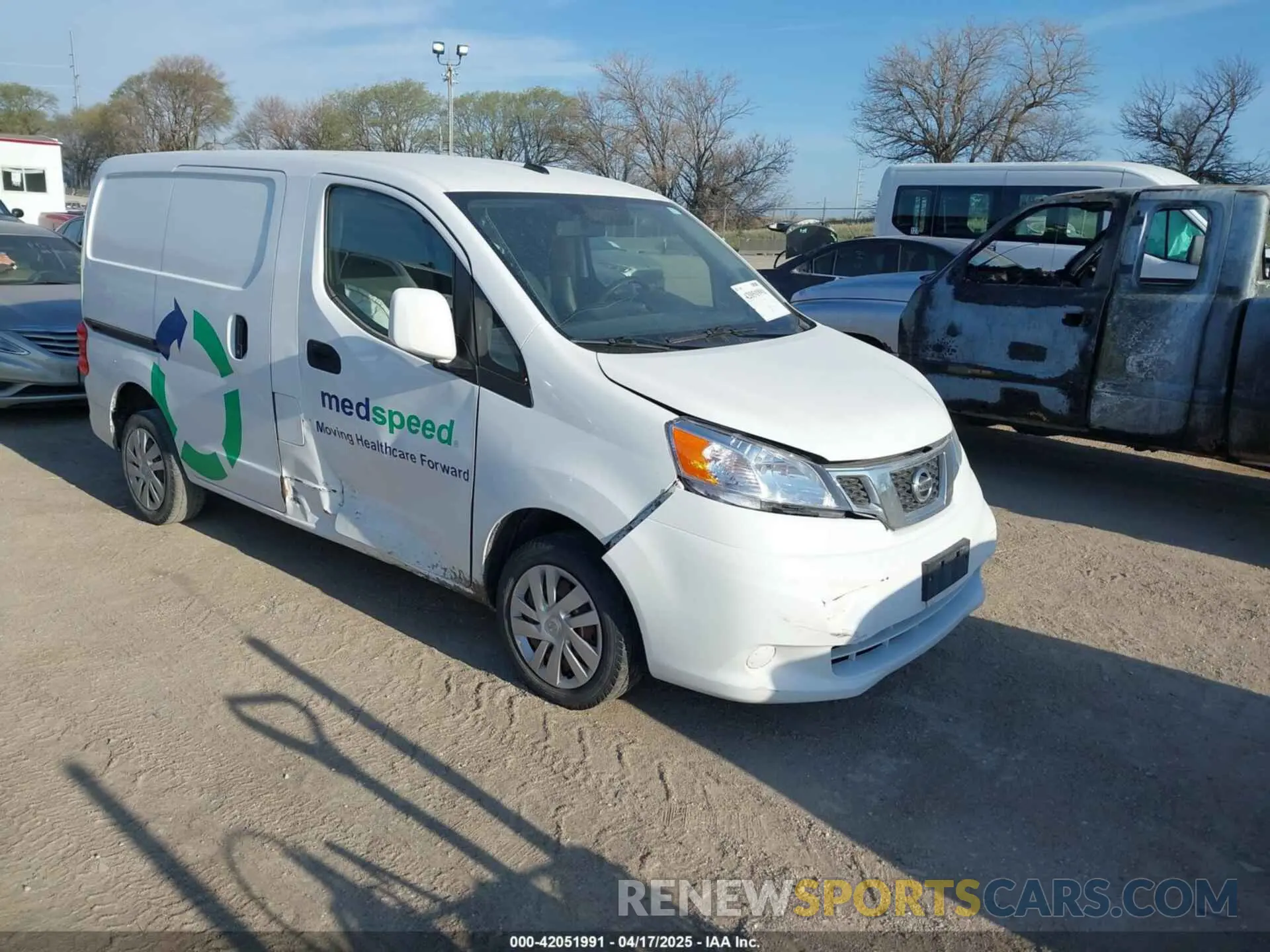 1 Photograph of a damaged car 3N6CM0KN7LK705236 NISSAN NV200  CARGO 2020