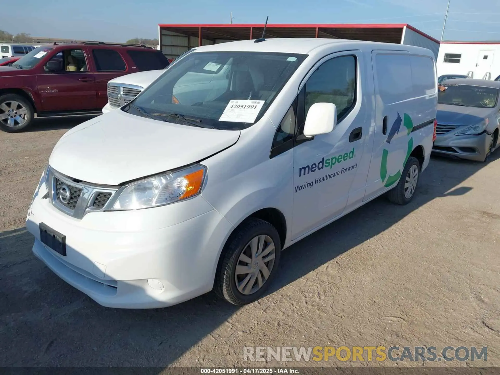 2 Photograph of a damaged car 3N6CM0KN7LK705236 NISSAN NV200  CARGO 2020