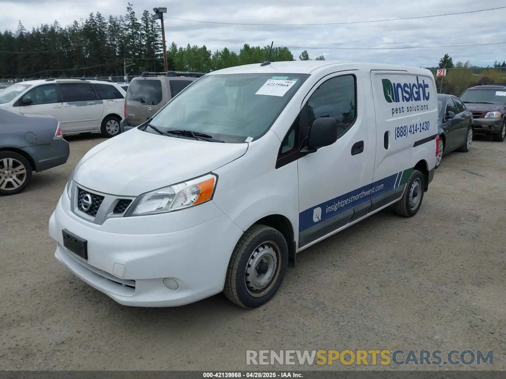 2 Photograph of a damaged car 3N6CM0KNXLK691784 NISSAN NV200  CARGO 2020
