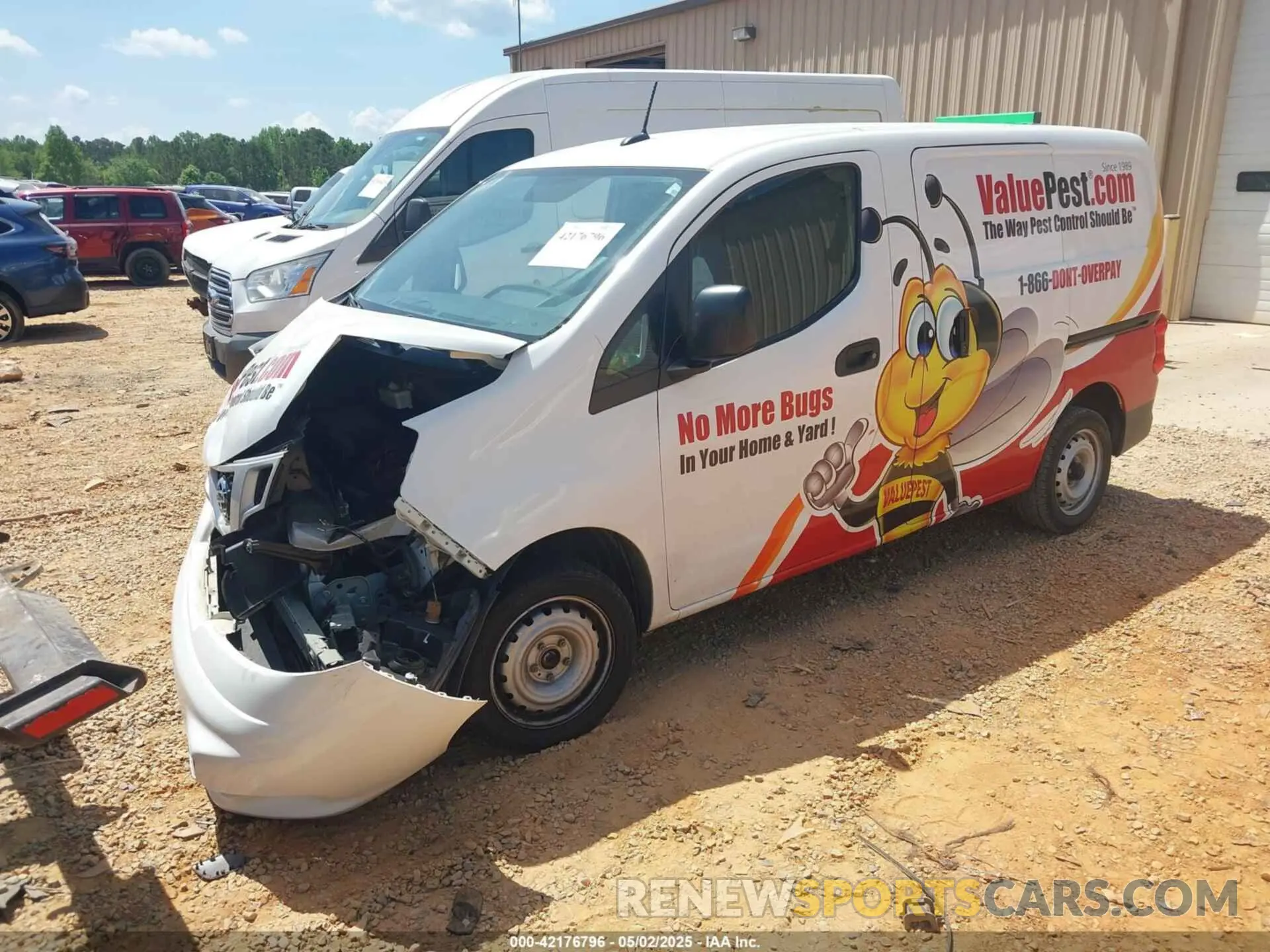 2 Photograph of a damaged car 3N6CM0KNXLK696709 NISSAN NV200  CARGO 2020