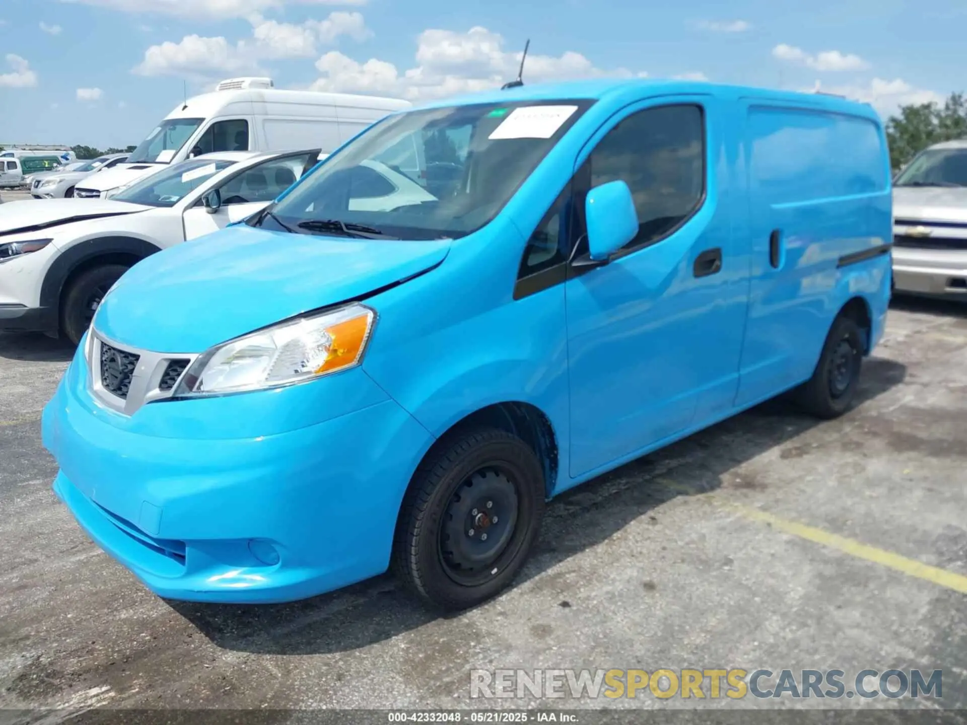 2 Photograph of a damaged car 3N6CM0KN0MK693609 NISSAN NV200  CARGO 2021