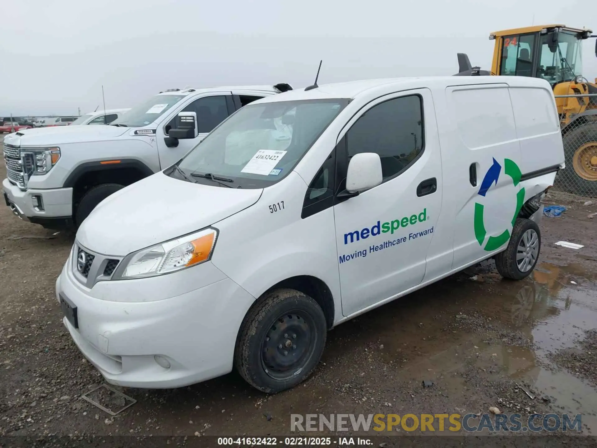 2 Photograph of a damaged car 3N6CM0KN0MK703362 NISSAN NV200  CARGO 2021