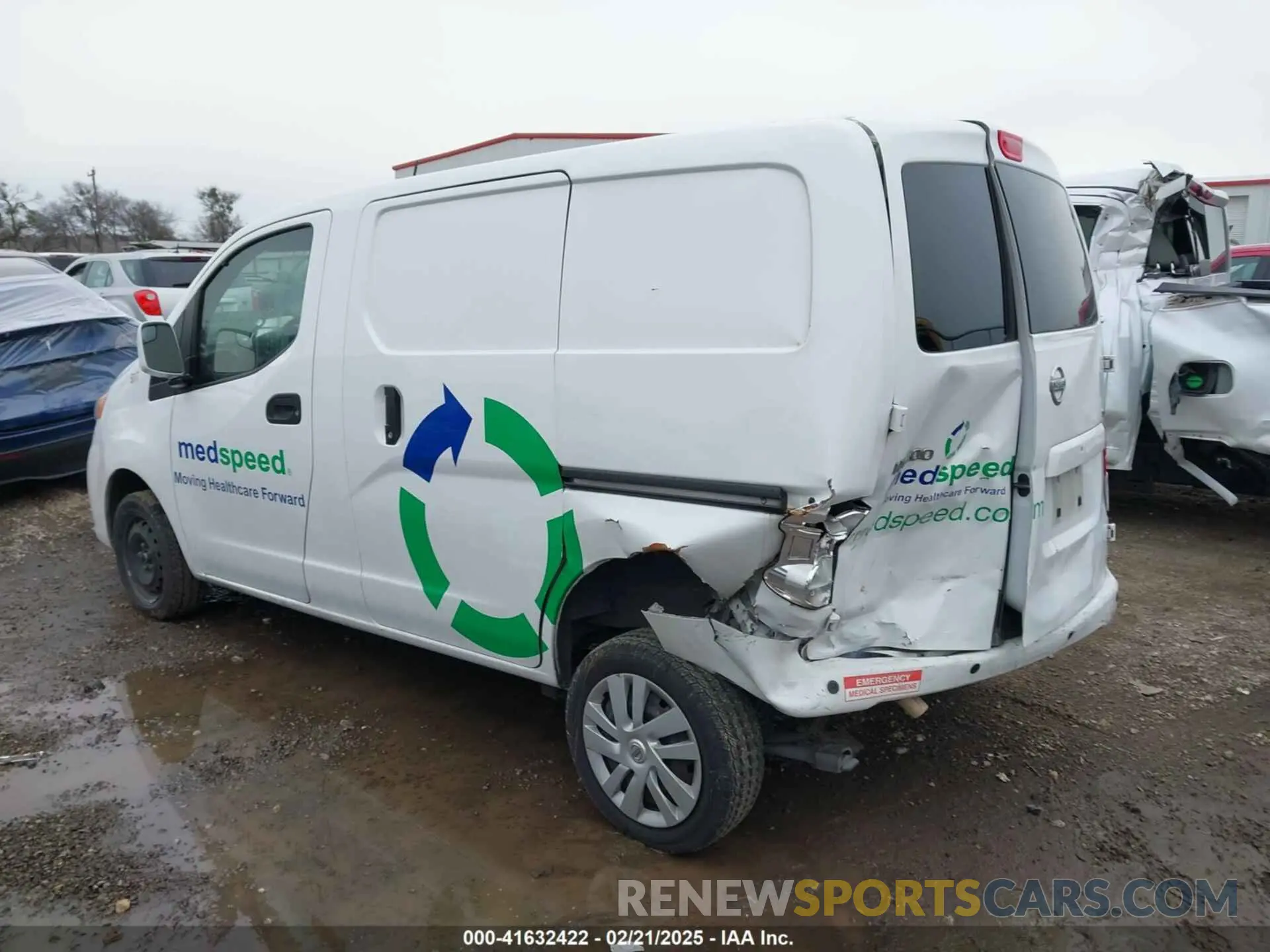 3 Photograph of a damaged car 3N6CM0KN0MK703362 NISSAN NV200  CARGO 2021