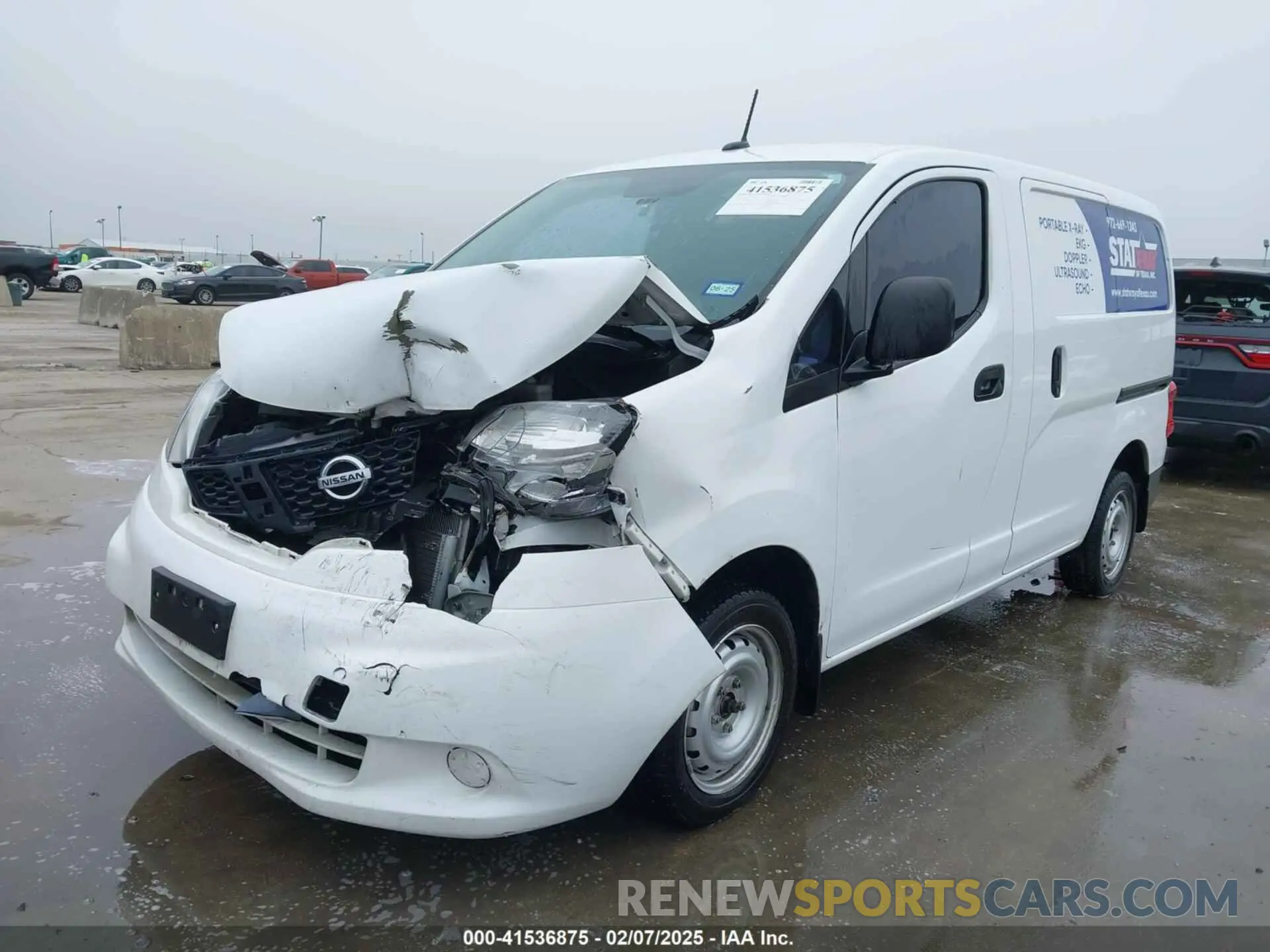 2 Photograph of a damaged car 3N6CM0KN1MK701085 NISSAN NV200  CARGO 2021