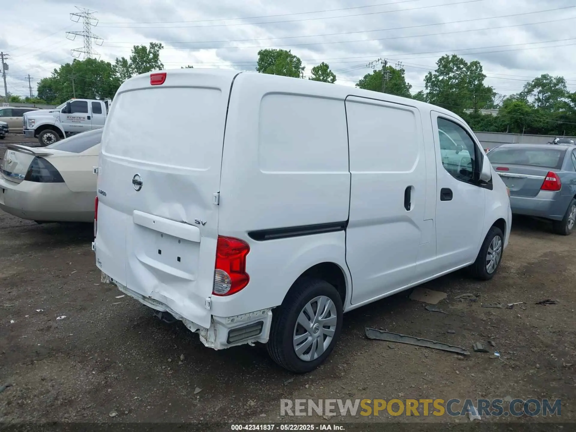 4 Photograph of a damaged car 3N6CM0KN3MK695547 NISSAN NV200  CARGO 2021