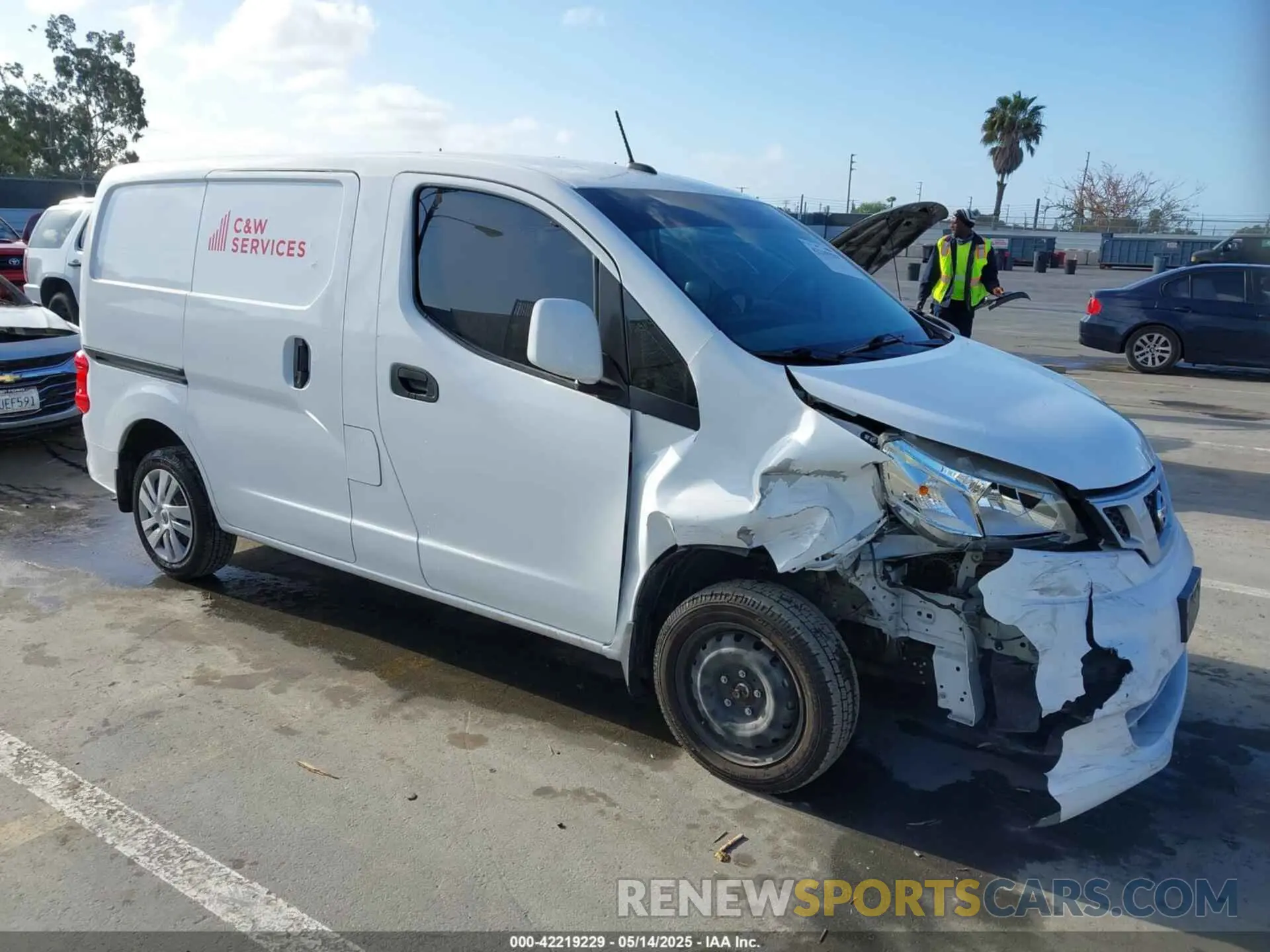 1 Photograph of a damaged car 3N6CM0KN4MK706538 NISSAN NV200  CARGO 2021