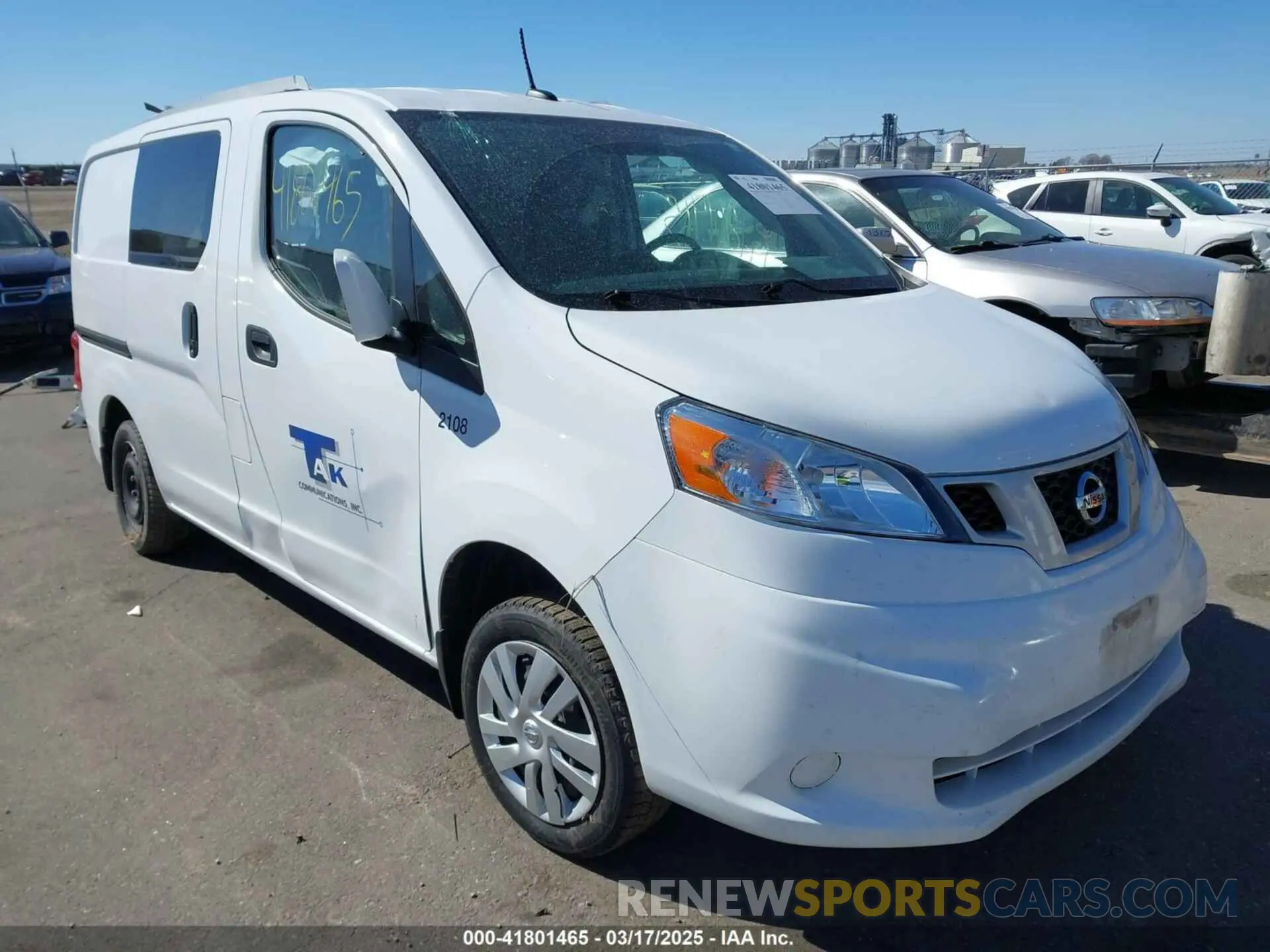 1 Photograph of a damaged car 3N6CM0KN5MK698224 NISSAN NV200  CARGO 2021