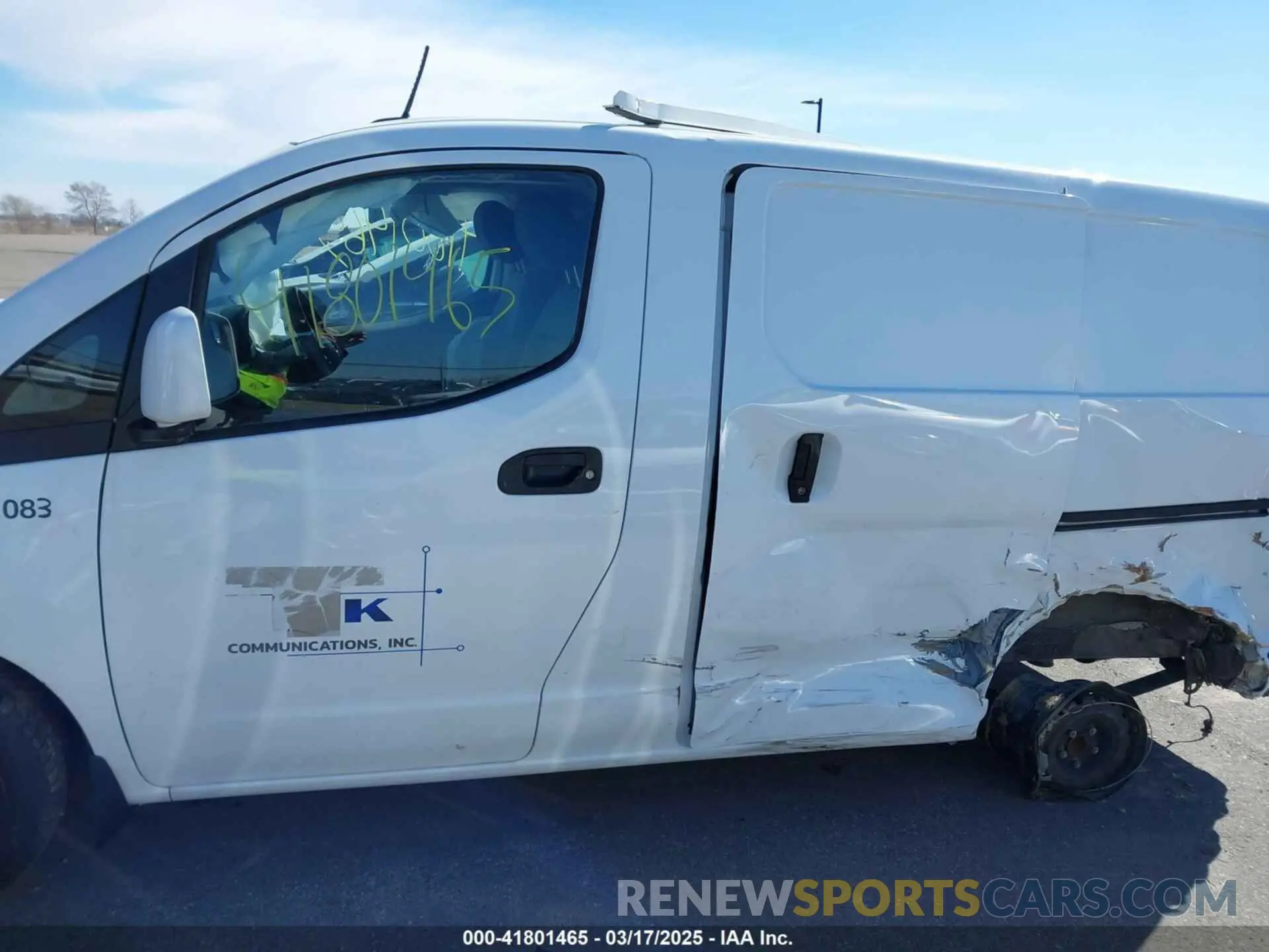 14 Photograph of a damaged car 3N6CM0KN5MK698224 NISSAN NV200  CARGO 2021