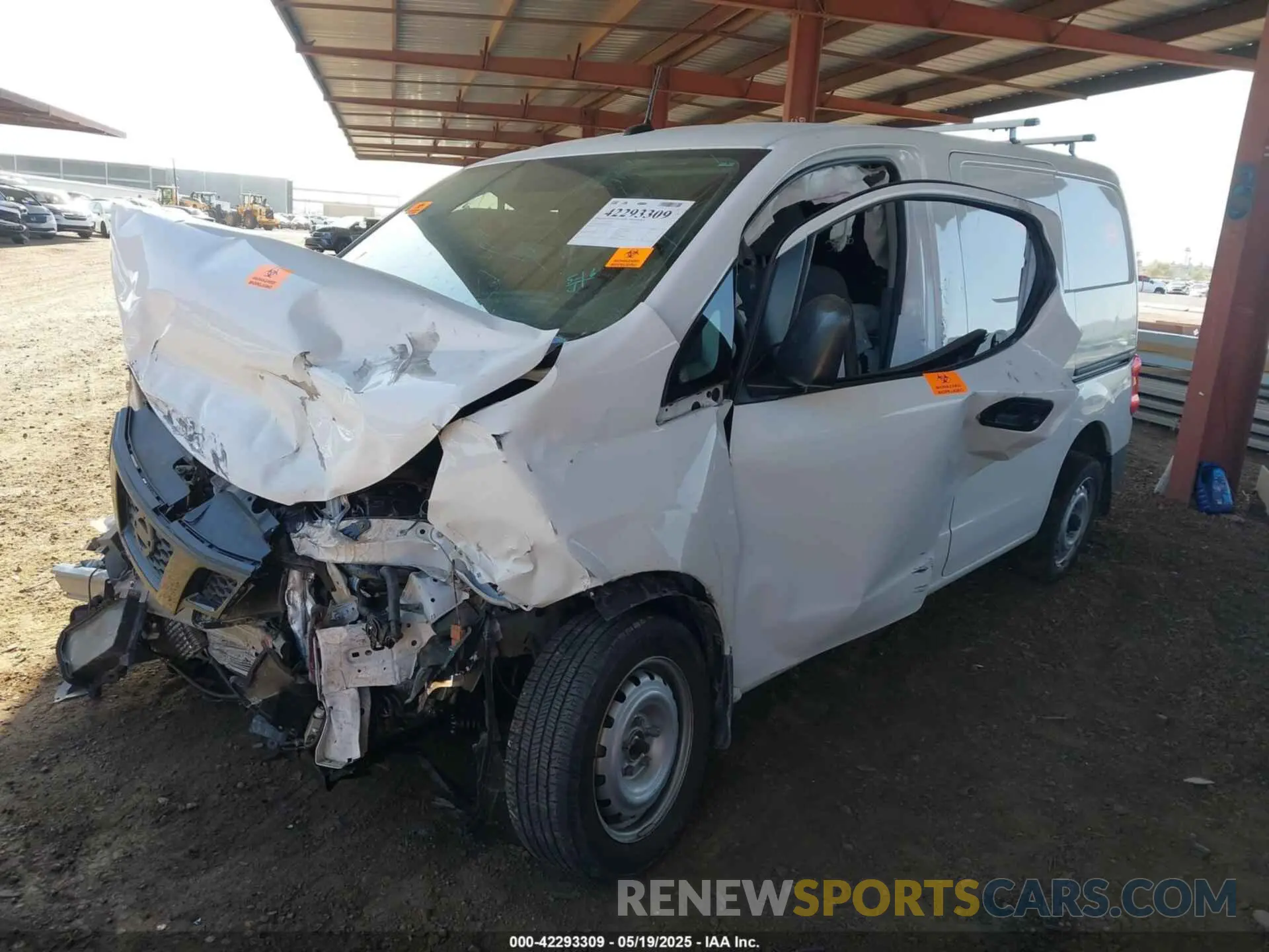 2 Photograph of a damaged car 3N6CM0KN8MK699951 NISSAN NV200  CARGO 2021