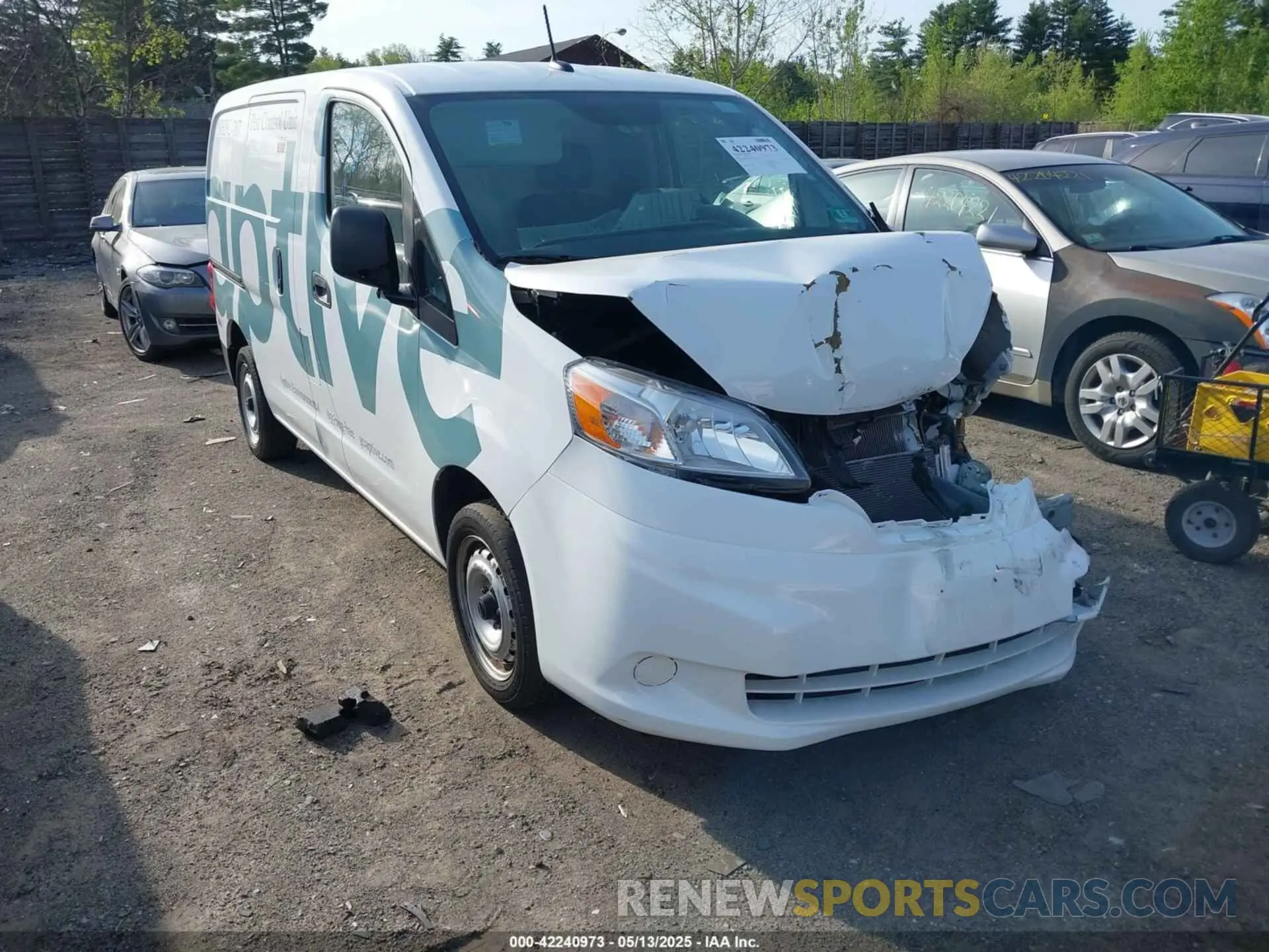 1 Photograph of a damaged car 3N6CM0KN9MK696704 NISSAN NV200  CARGO 2021