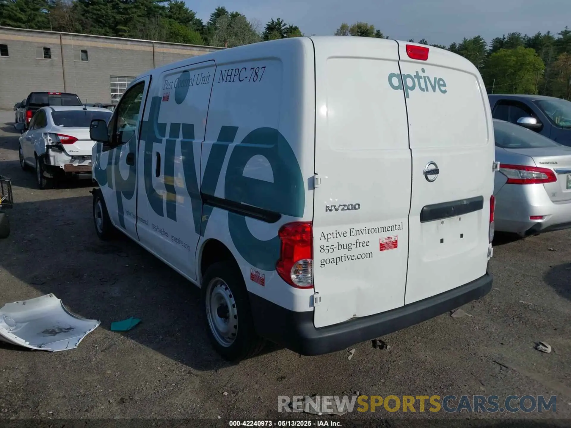 14 Photograph of a damaged car 3N6CM0KN9MK696704 NISSAN NV200  CARGO 2021