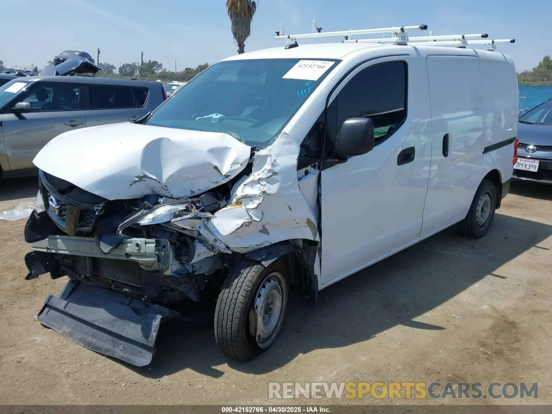 2 Photograph of a damaged car 3N6CM0KN9MK700573 NISSAN NV200  CARGO 2021