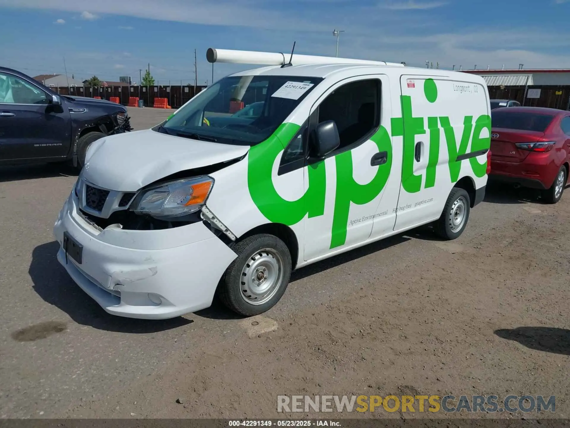 2 Photograph of a damaged car 3N6CM0KN9MK703084 NISSAN NV200  CARGO 2021