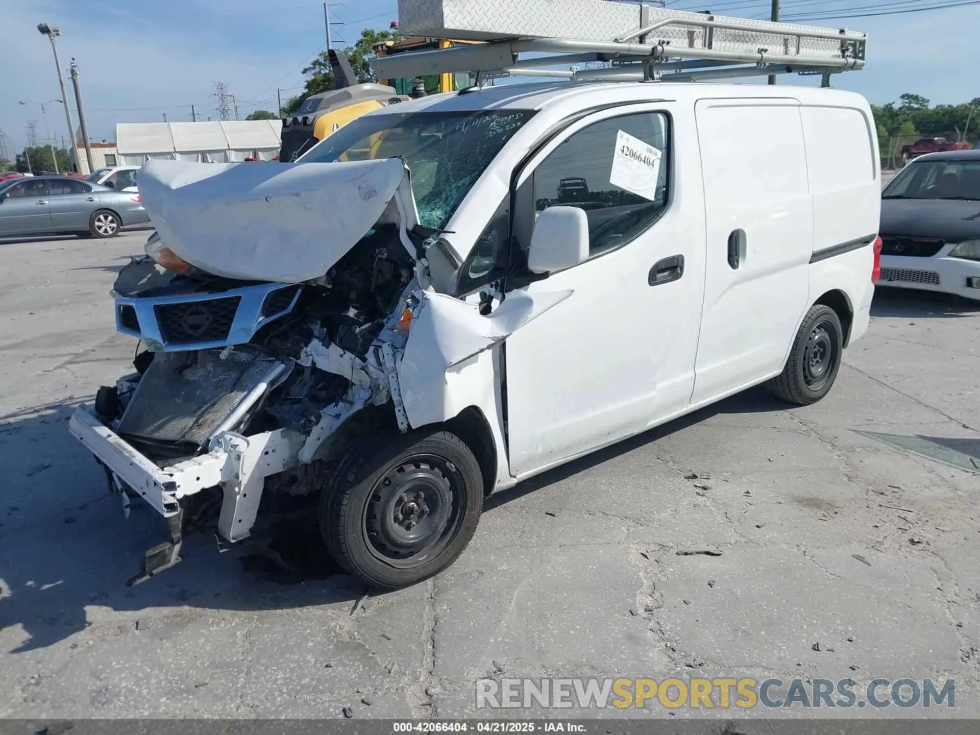 2 Photograph of a damaged car 3N6CM0KNXMK705328 NISSAN NV200  CARGO 2021