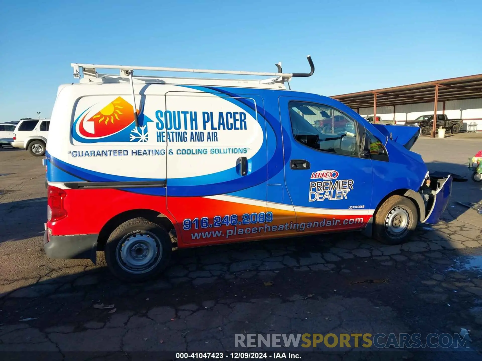 14 Photograph of a damaged car 3N6CM0KN4LK696673 NISSAN NV200 COMPACT CARGO 2020