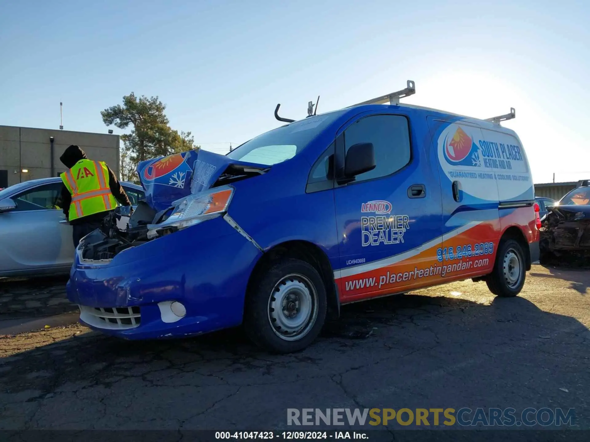 2 Photograph of a damaged car 3N6CM0KN4LK696673 NISSAN NV200 COMPACT CARGO 2020