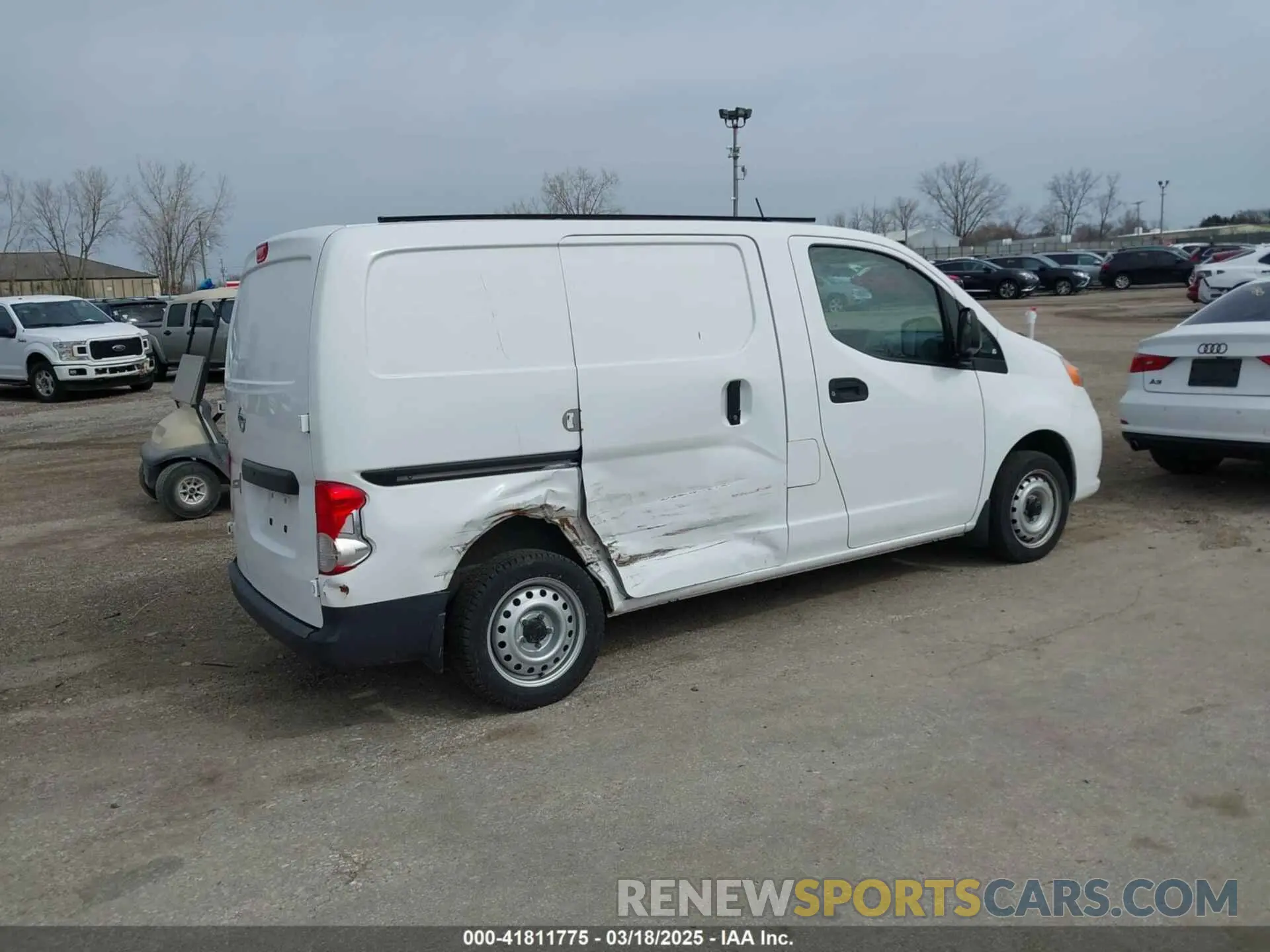4 Photograph of a damaged car 3N6CM0KNXLK690490 NISSAN NV200 COMPACT CARGO 2020