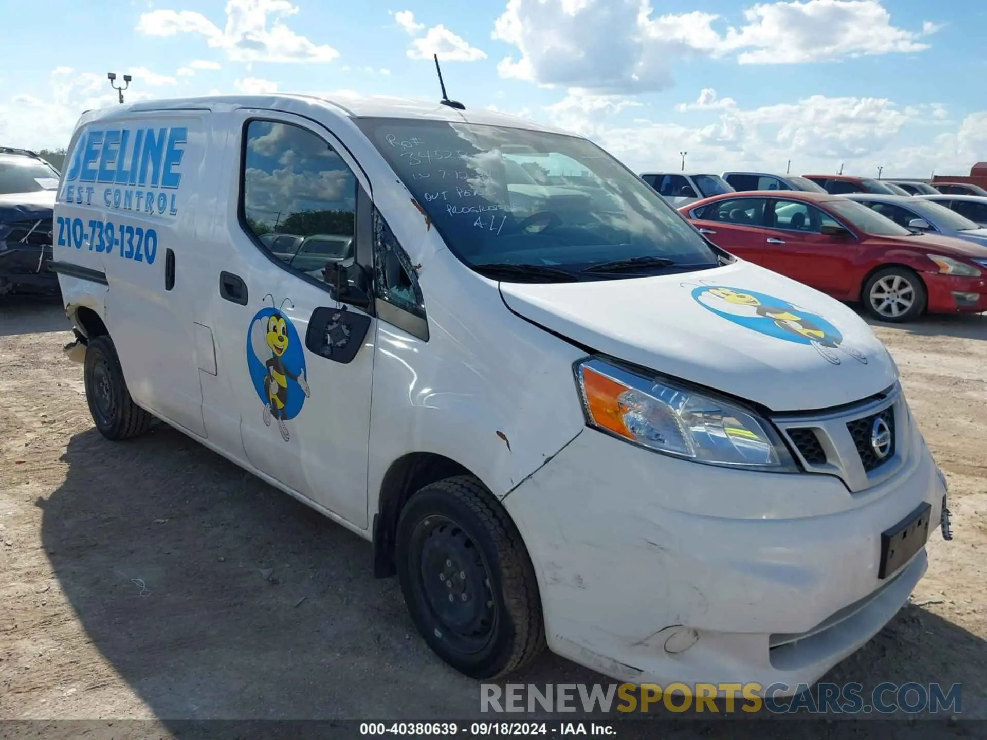 1 Photograph of a damaged car 3N6CM0KN0MK701546 NISSAN NV200 COMPACT CARGO 2021