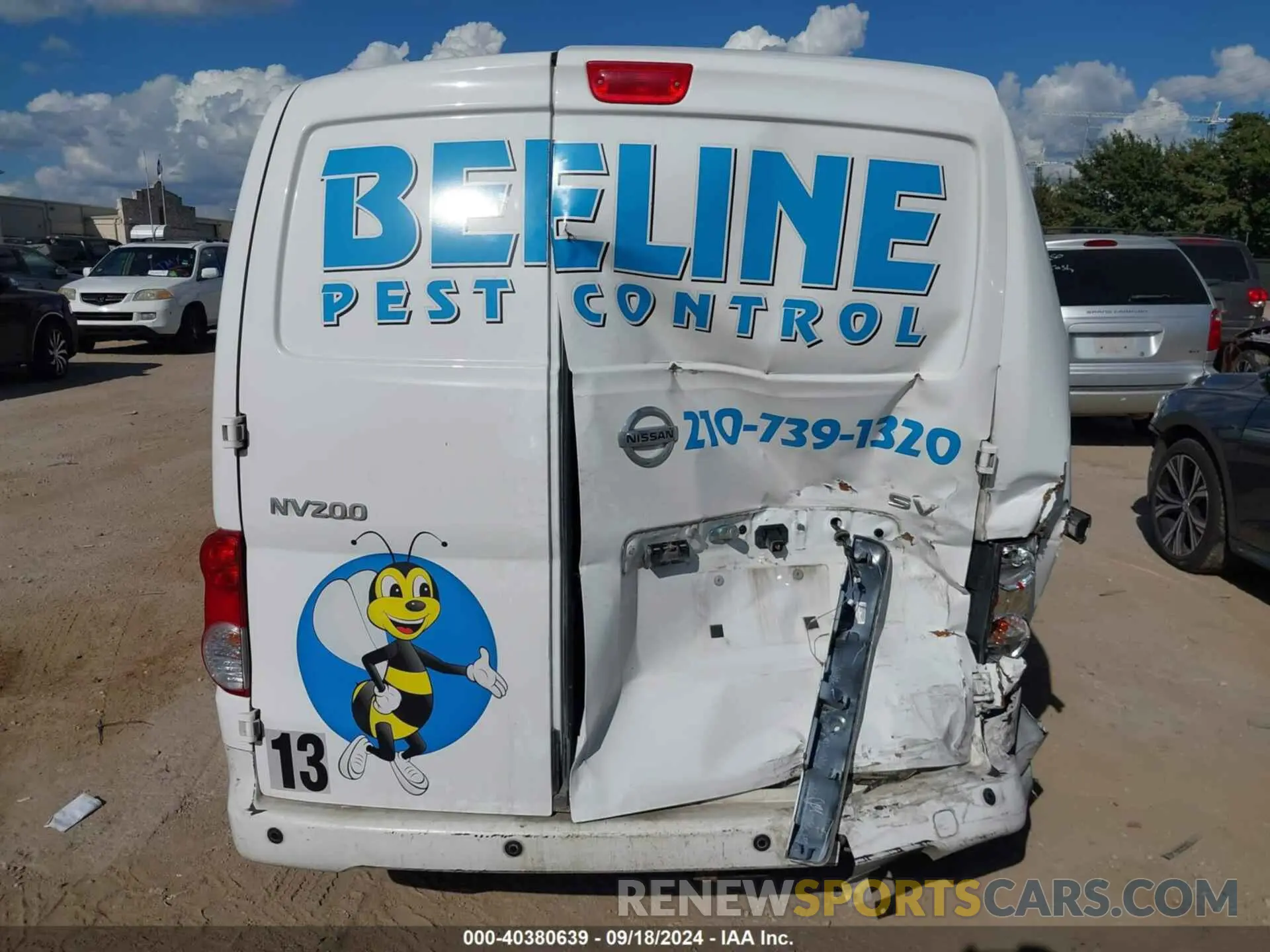 16 Photograph of a damaged car 3N6CM0KN0MK701546 NISSAN NV200 COMPACT CARGO 2021