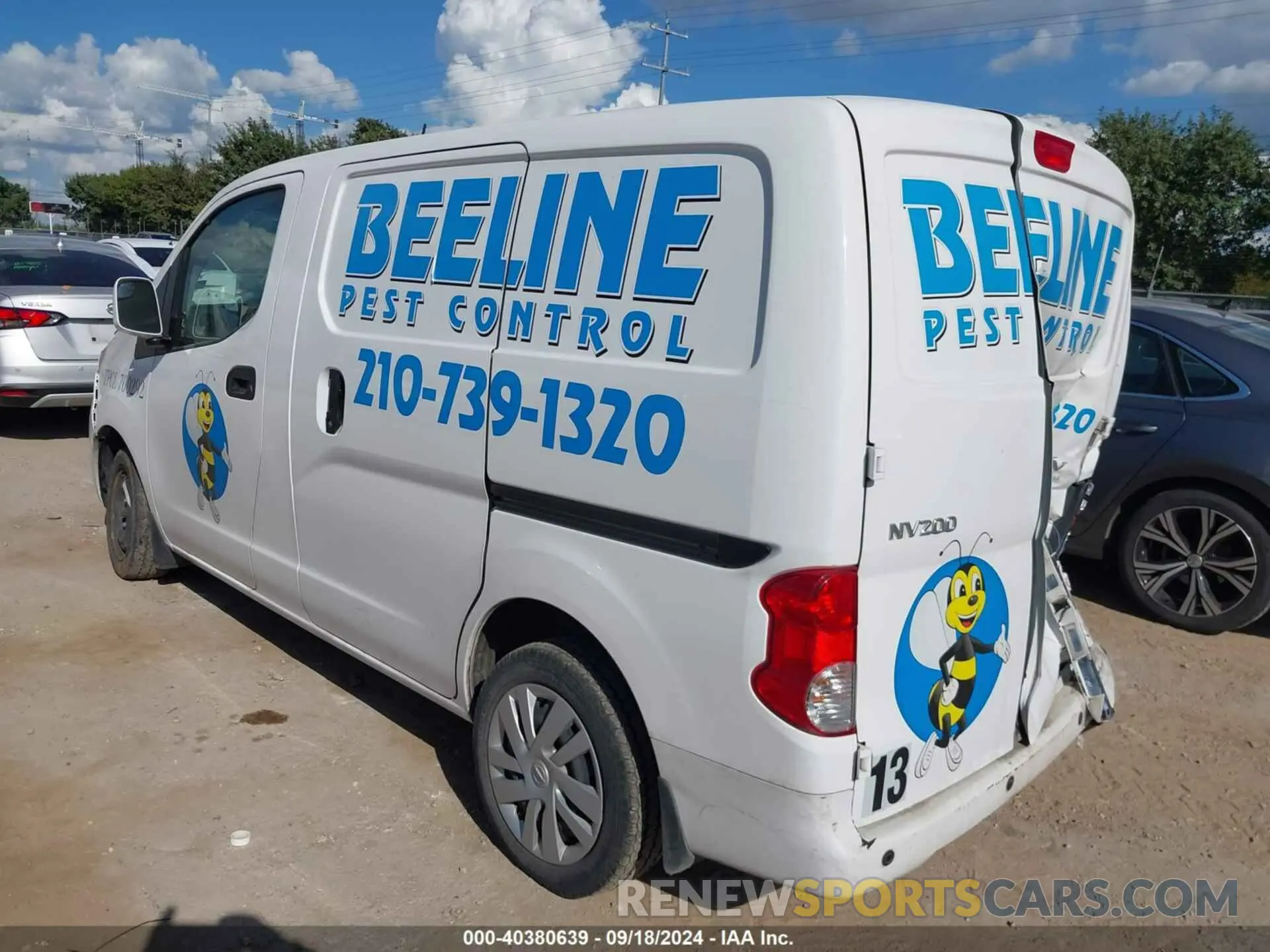 3 Photograph of a damaged car 3N6CM0KN0MK701546 NISSAN NV200 COMPACT CARGO 2021