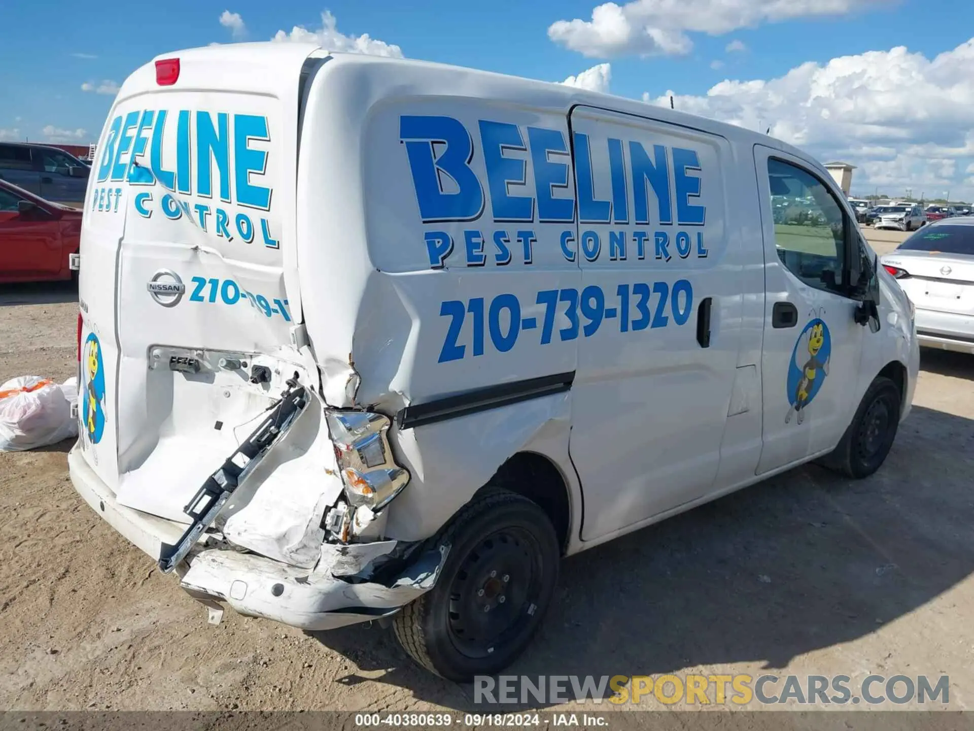 4 Photograph of a damaged car 3N6CM0KN0MK701546 NISSAN NV200 COMPACT CARGO 2021