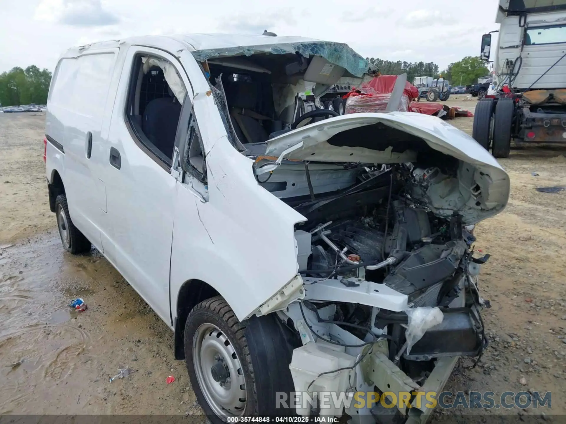 1 Photograph of a damaged car 3N6CM0KN9MK695343 NISSAN NV200 COMPACT CARGO 2021