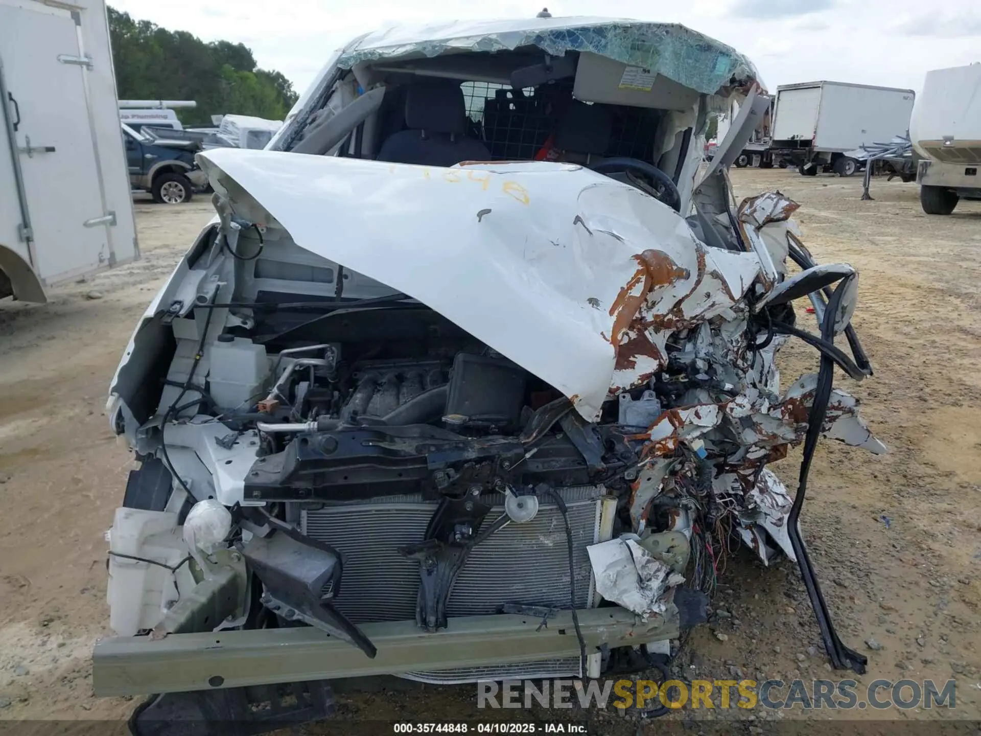 11 Photograph of a damaged car 3N6CM0KN9MK695343 NISSAN NV200 COMPACT CARGO 2021
