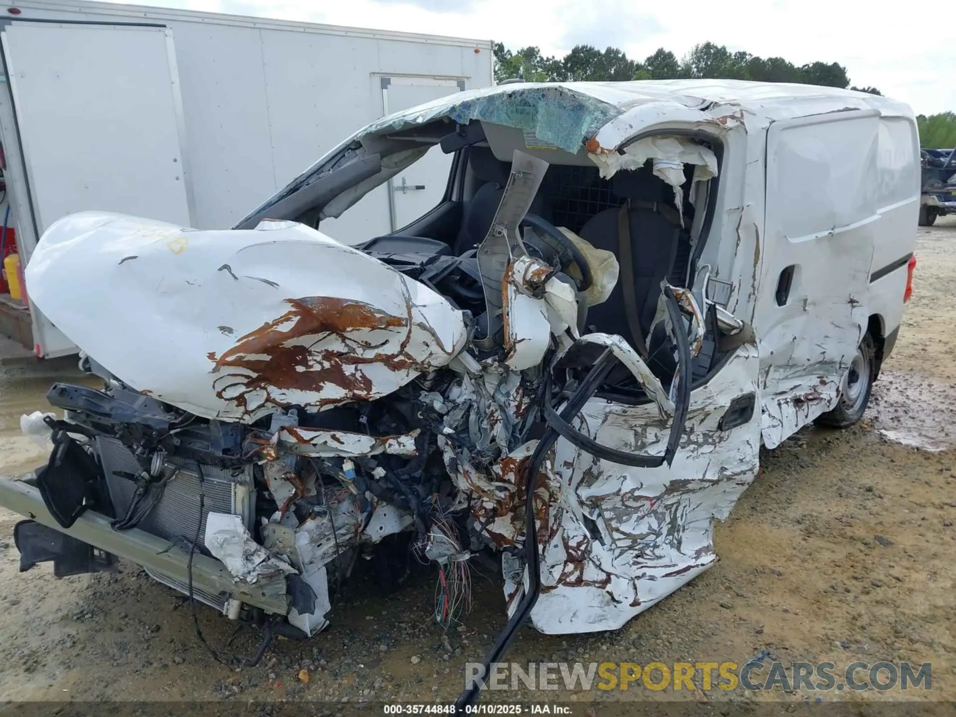 2 Photograph of a damaged car 3N6CM0KN9MK695343 NISSAN NV200 COMPACT CARGO 2021