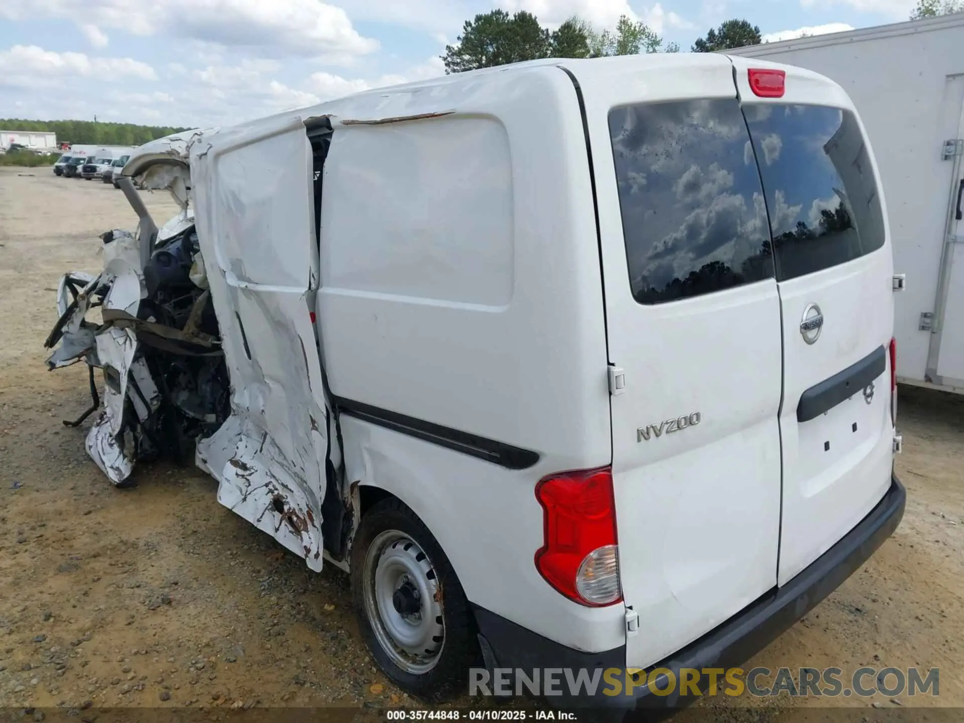 3 Photograph of a damaged car 3N6CM0KN9MK695343 NISSAN NV200 COMPACT CARGO 2021