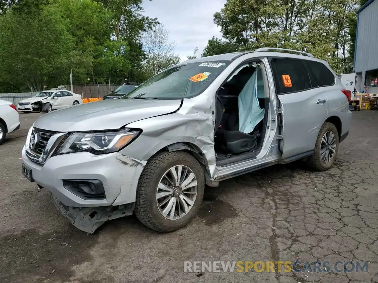 1 Photograph of a damaged car 5N1DR2MM0KC589001 NISSAN PATHFINDER 2019