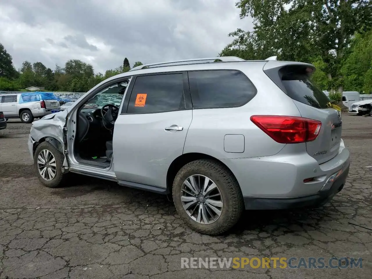 2 Photograph of a damaged car 5N1DR2MM0KC589001 NISSAN PATHFINDER 2019