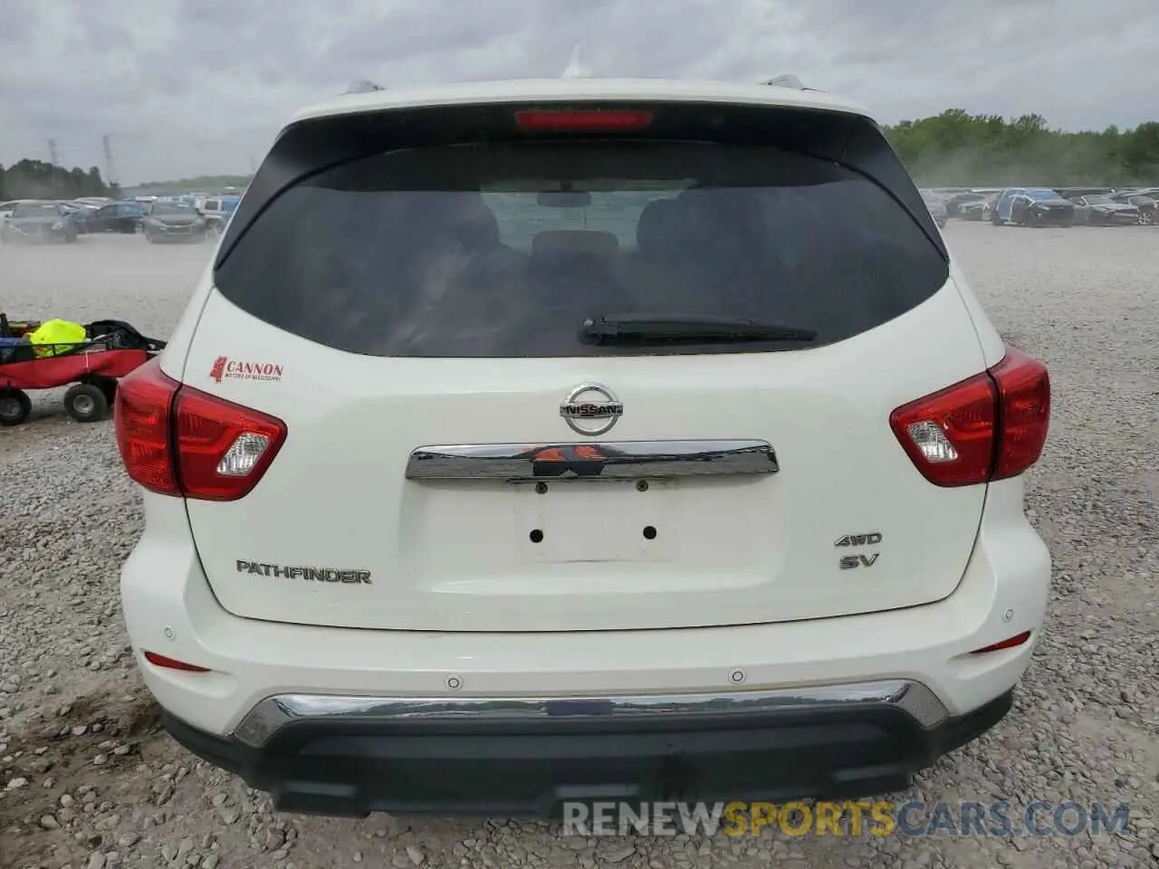 6 Photograph of a damaged car 5N1DR2MM0KC590634 NISSAN PATHFINDER 2019