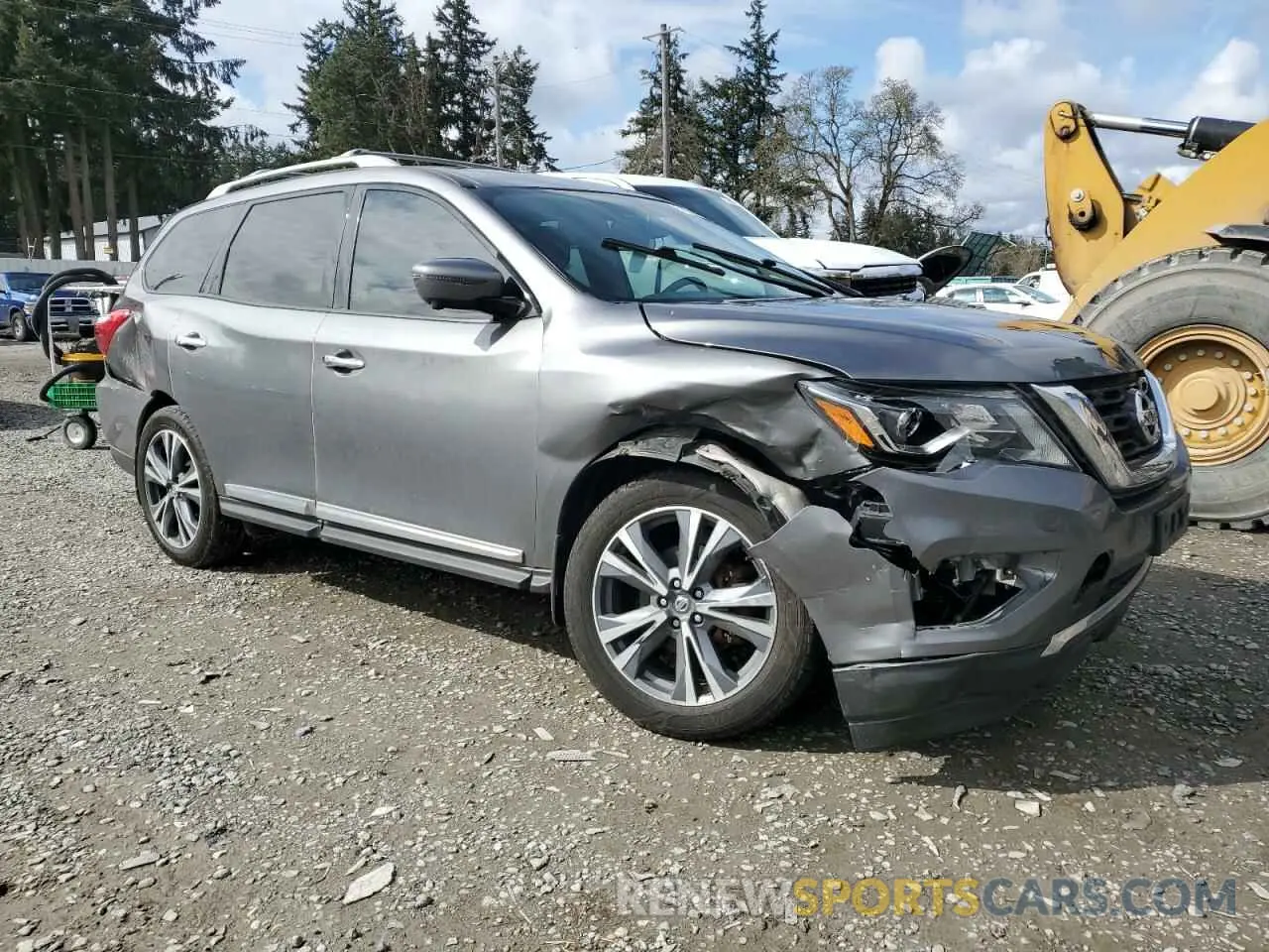 4 Photograph of a damaged car 5N1DR2MM0KC609165 NISSAN PATHFINDER 2019