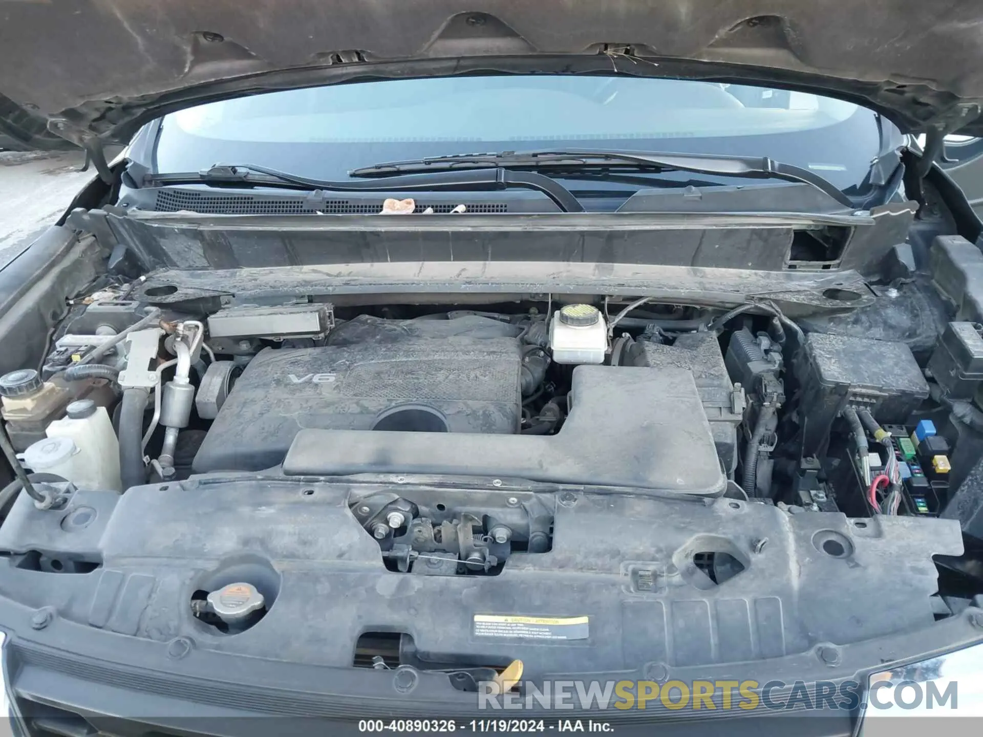 10 Photograph of a damaged car 5N1DR2MM0KC623731 NISSAN PATHFINDER 2019
