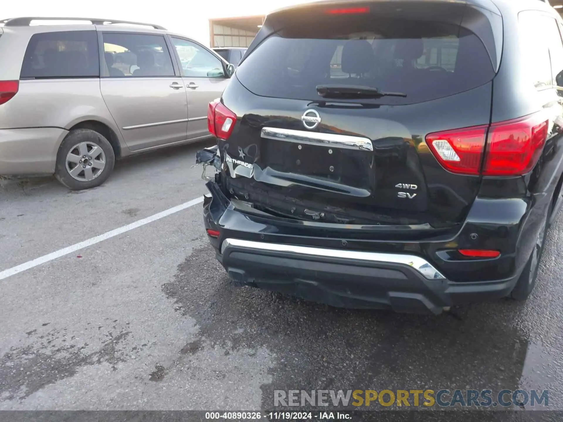 19 Photograph of a damaged car 5N1DR2MM0KC623731 NISSAN PATHFINDER 2019