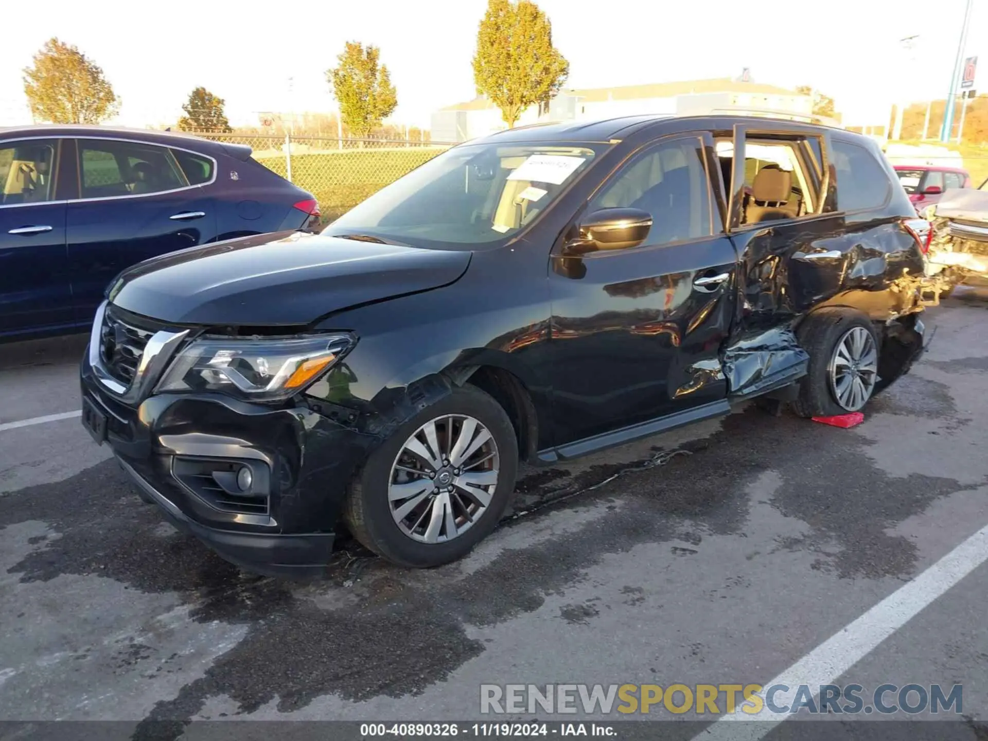 2 Photograph of a damaged car 5N1DR2MM0KC623731 NISSAN PATHFINDER 2019